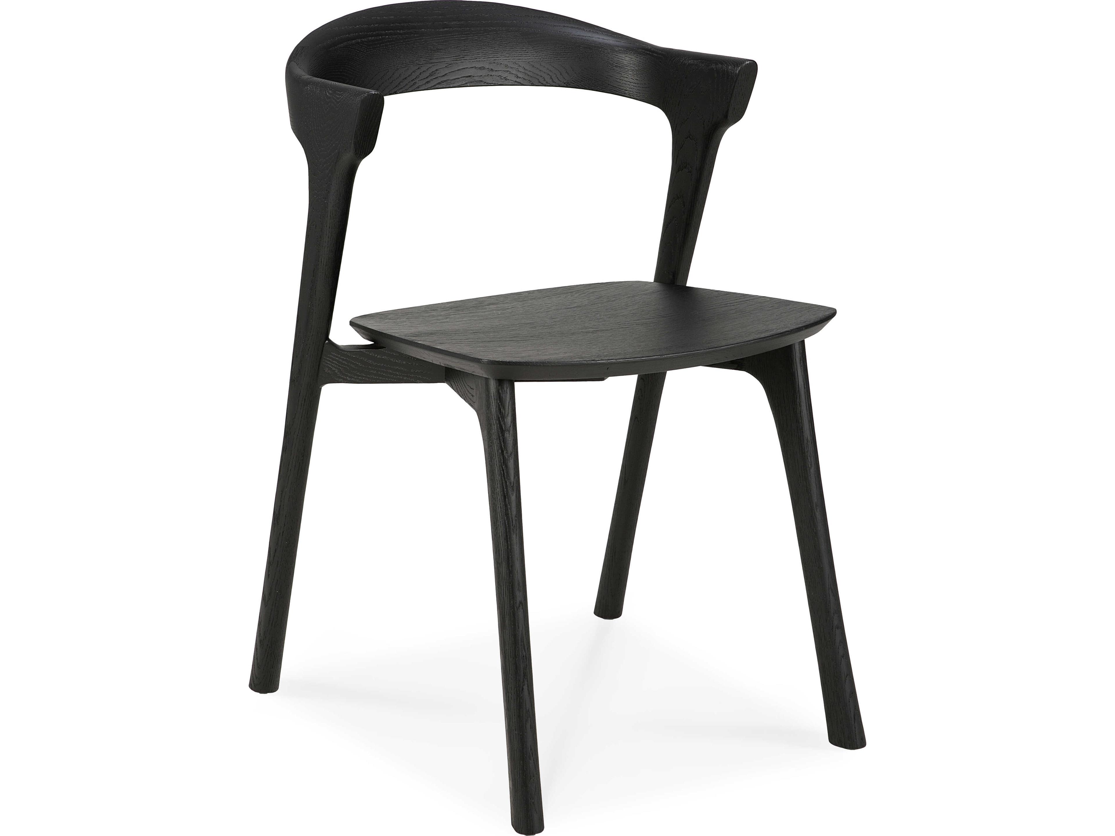 Ethnicraft Bok Oak Black Dining Chair