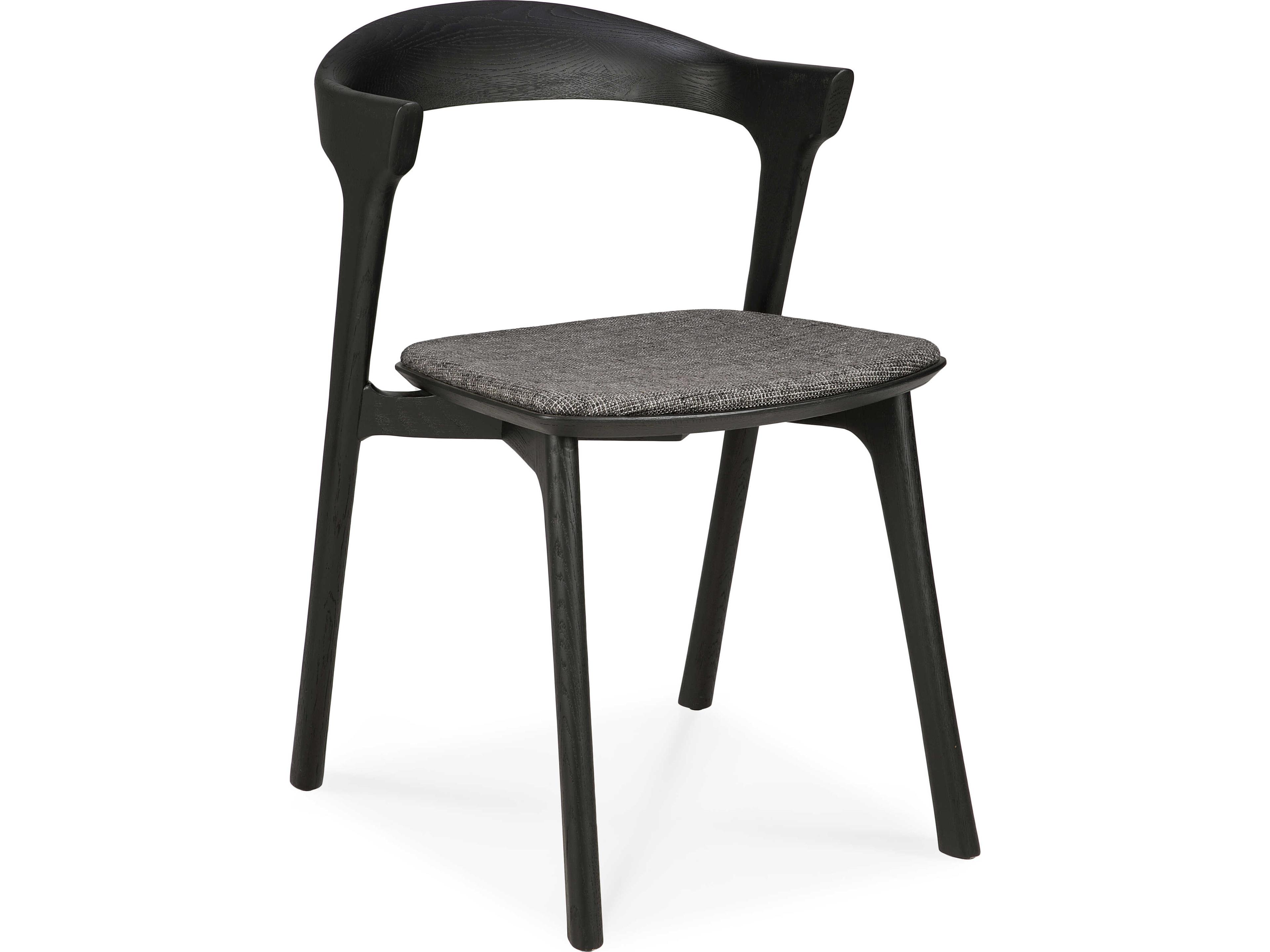 Ethnicraft Bok Oak Black and Grey Dining Chair
