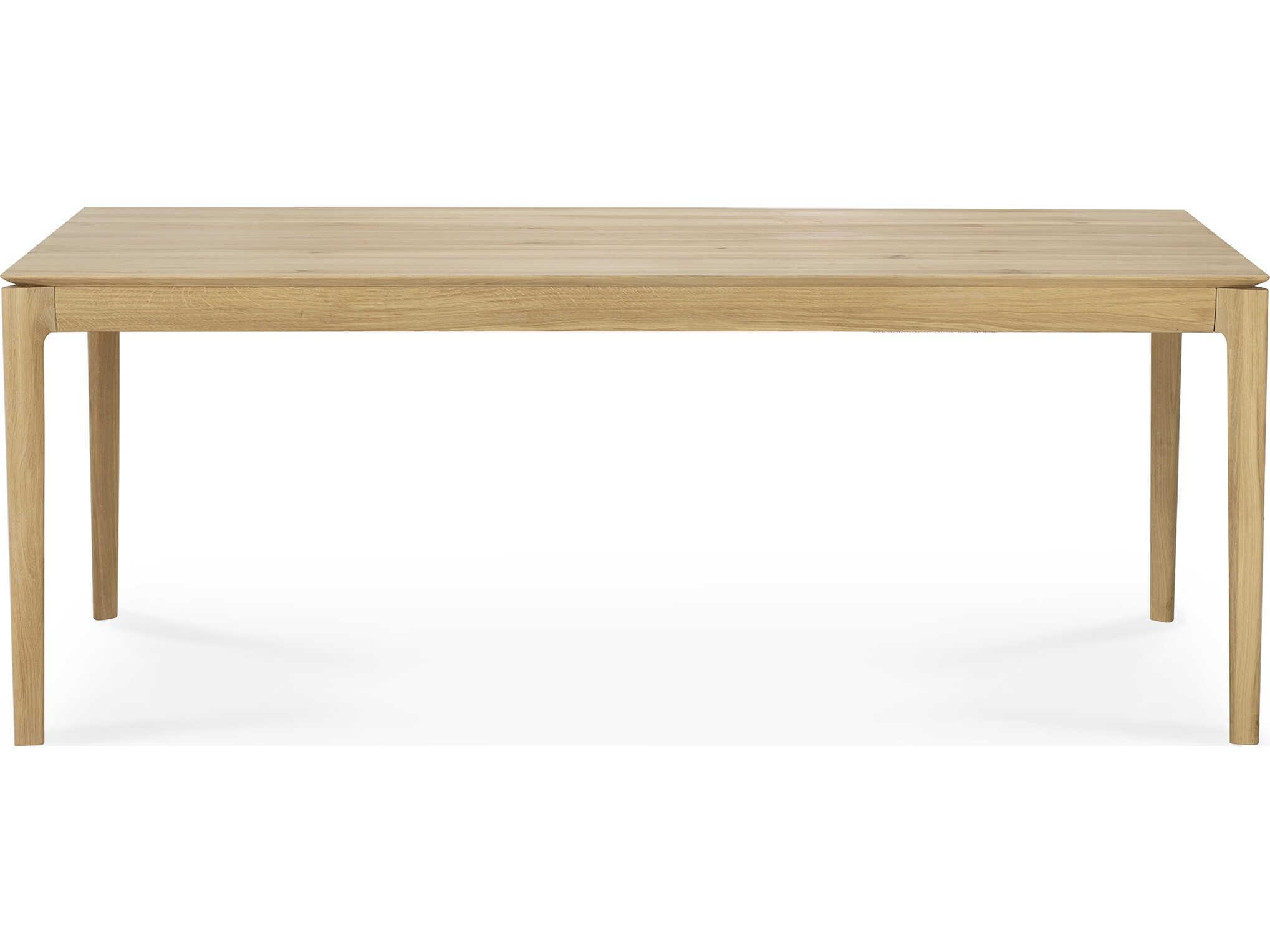 Ethnicraft Bok Oak Extendable Dining Table