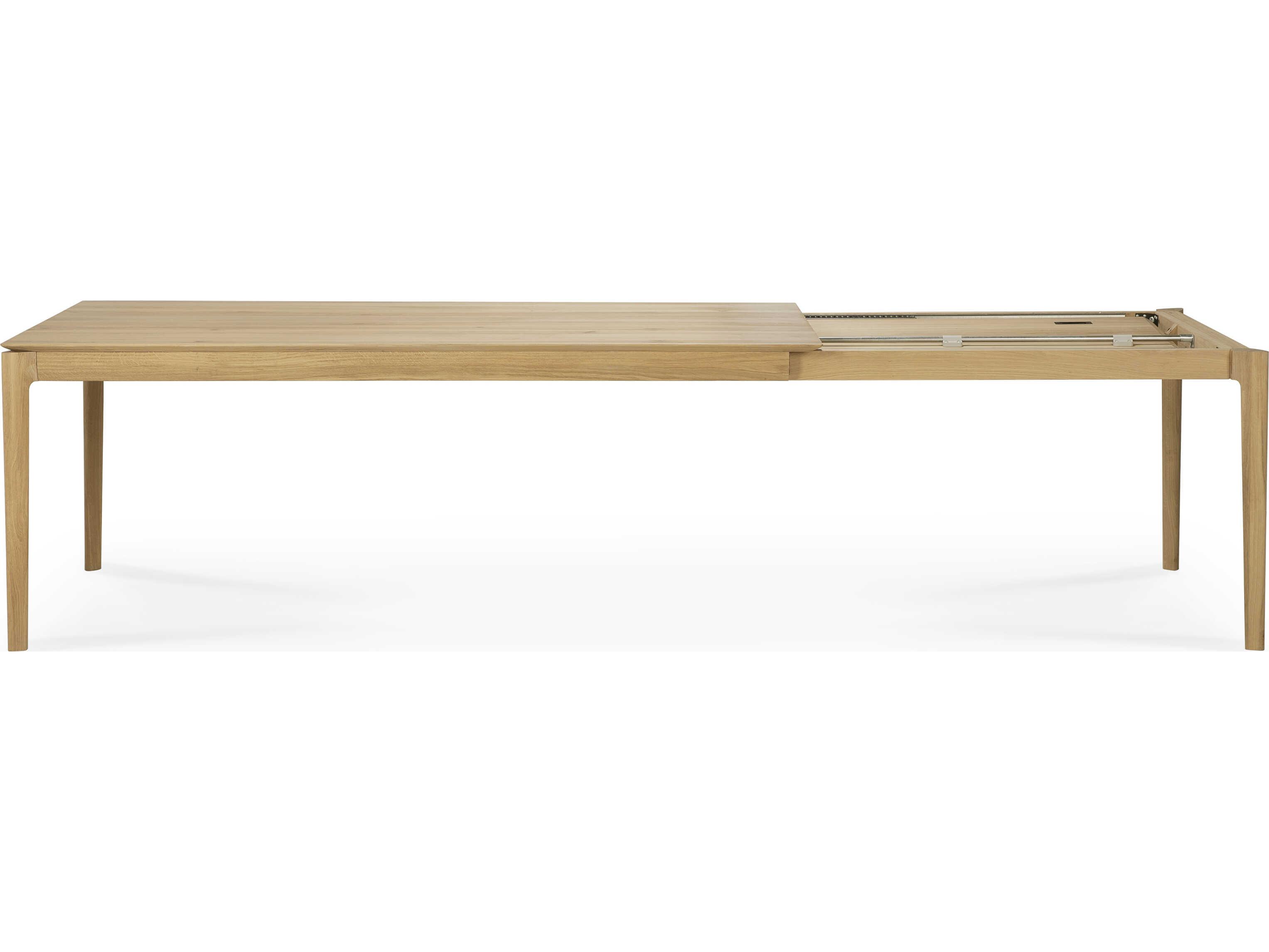 Ethnicraft Bok Oak Extendable Dining Table