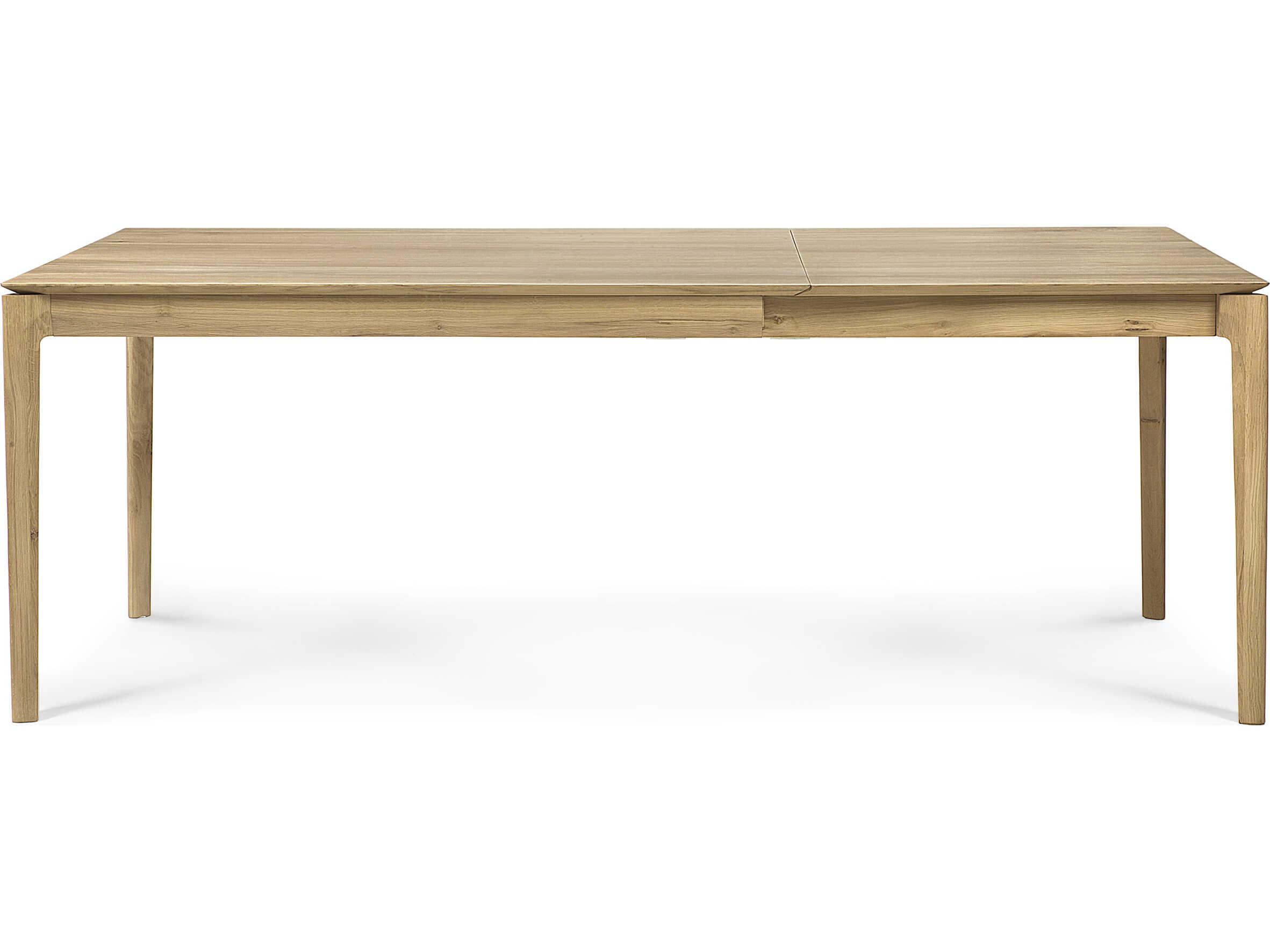 Ethnicraft Bok Oak Extendable Dining Table
