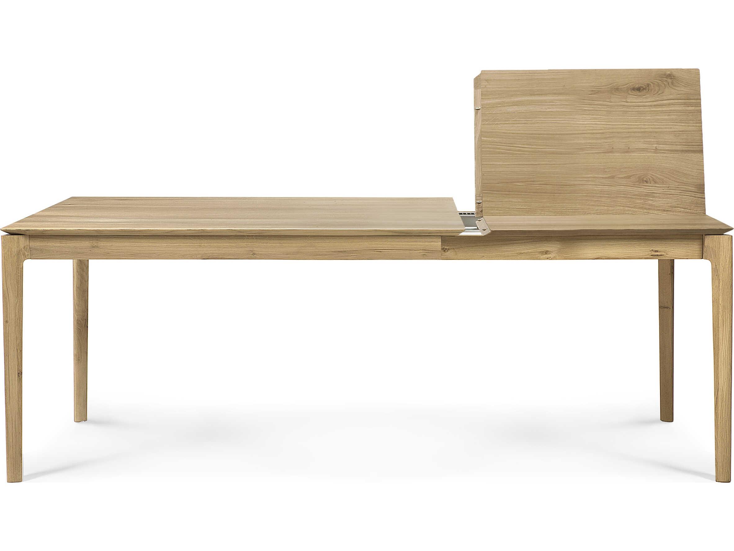 Ethnicraft Bok Oak Extendable Dining Table