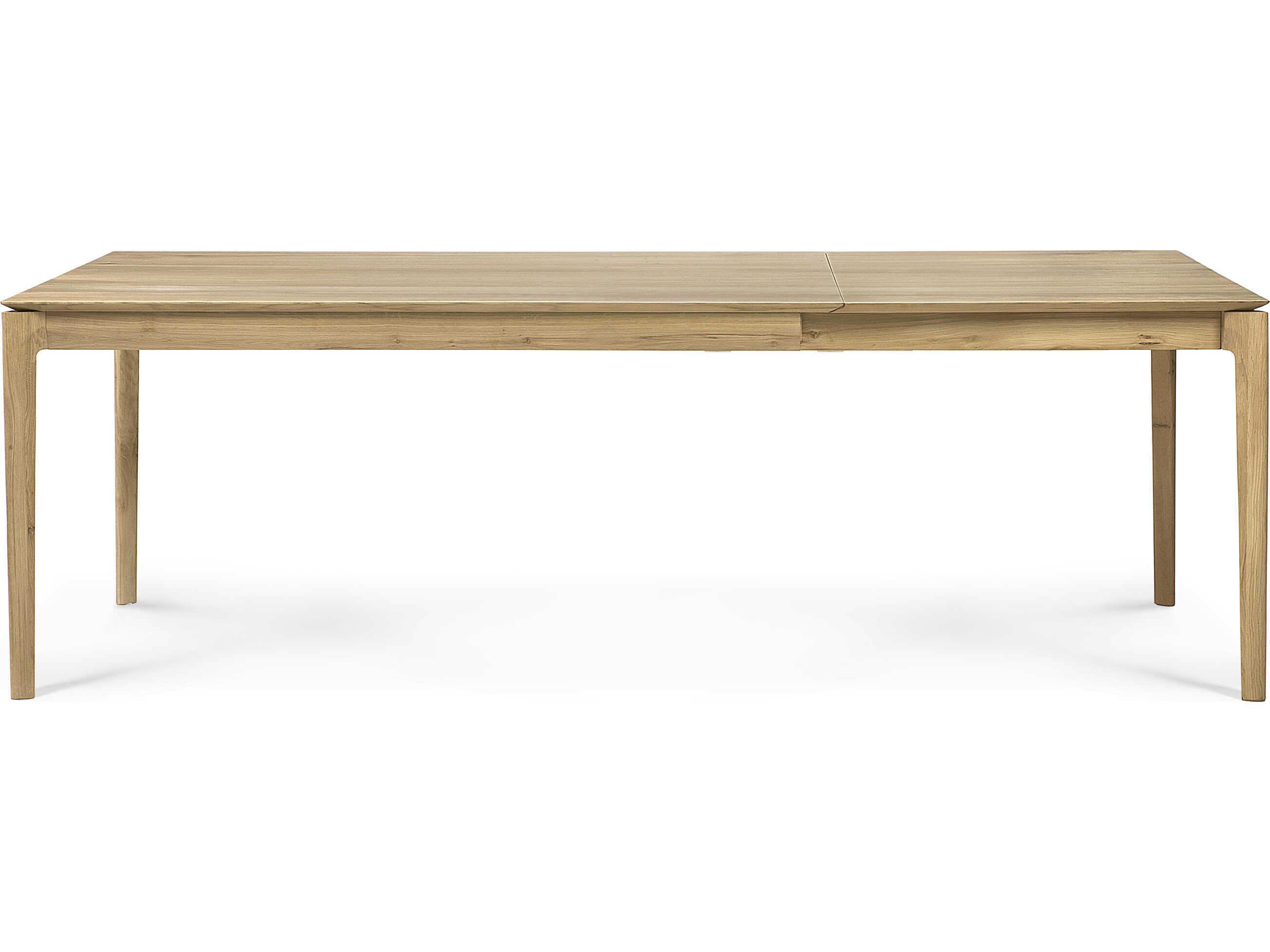 Ethnicraft Bok Oak Extendable Dining Table