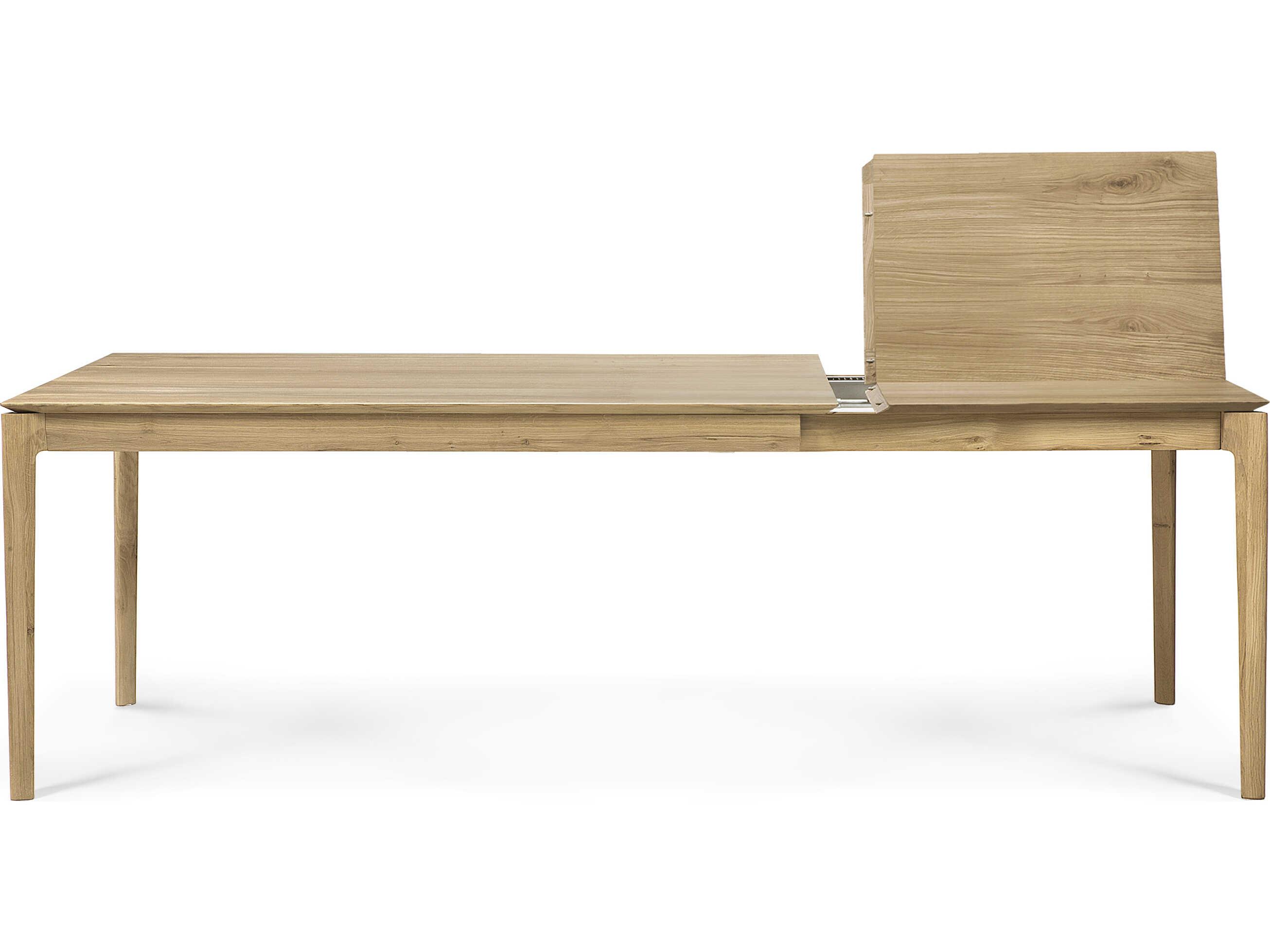 Ethnicraft Bok Oak Extendable Dining Table