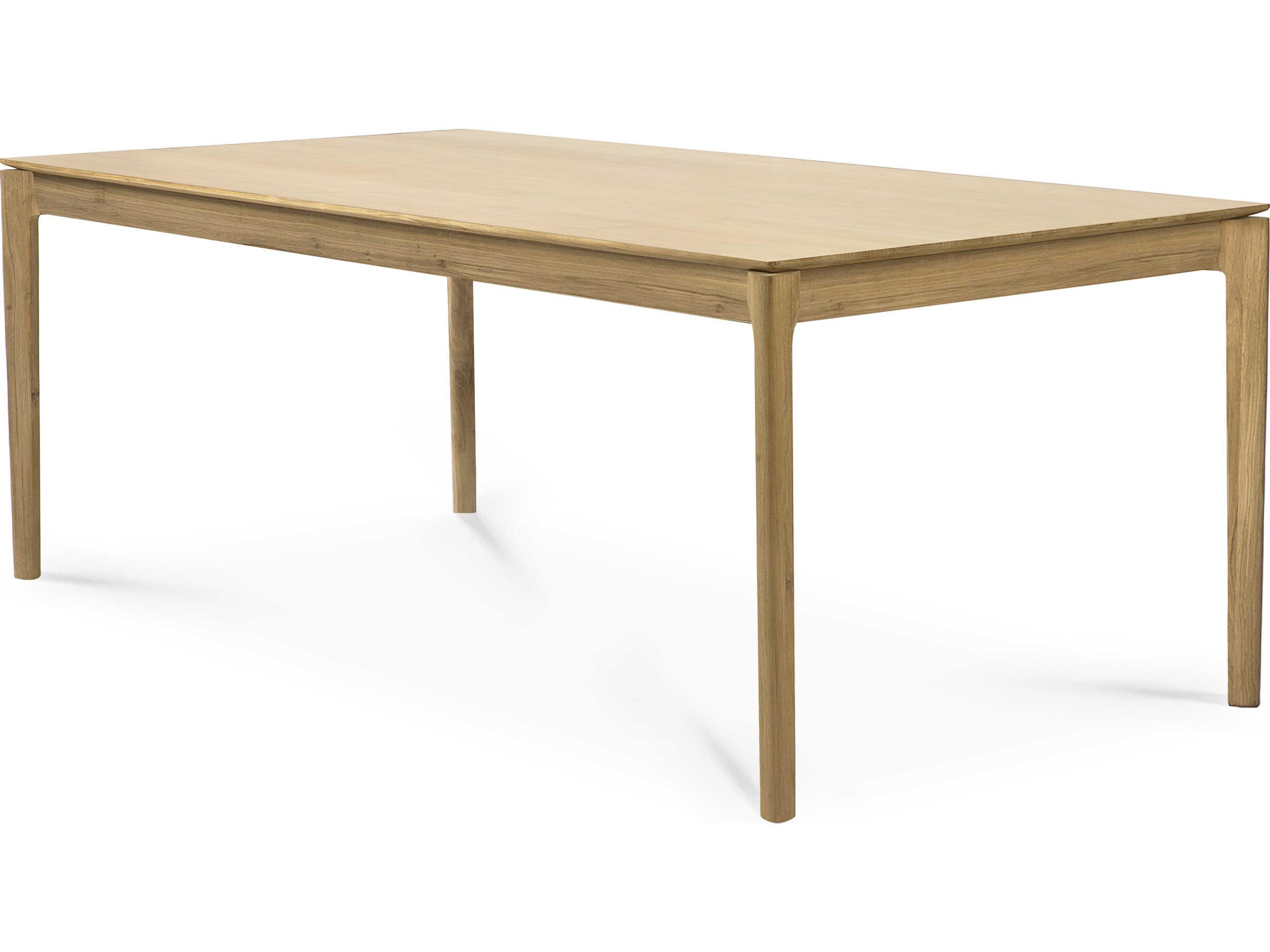 Ethnicraft Bok Oak Extendable Dining Table