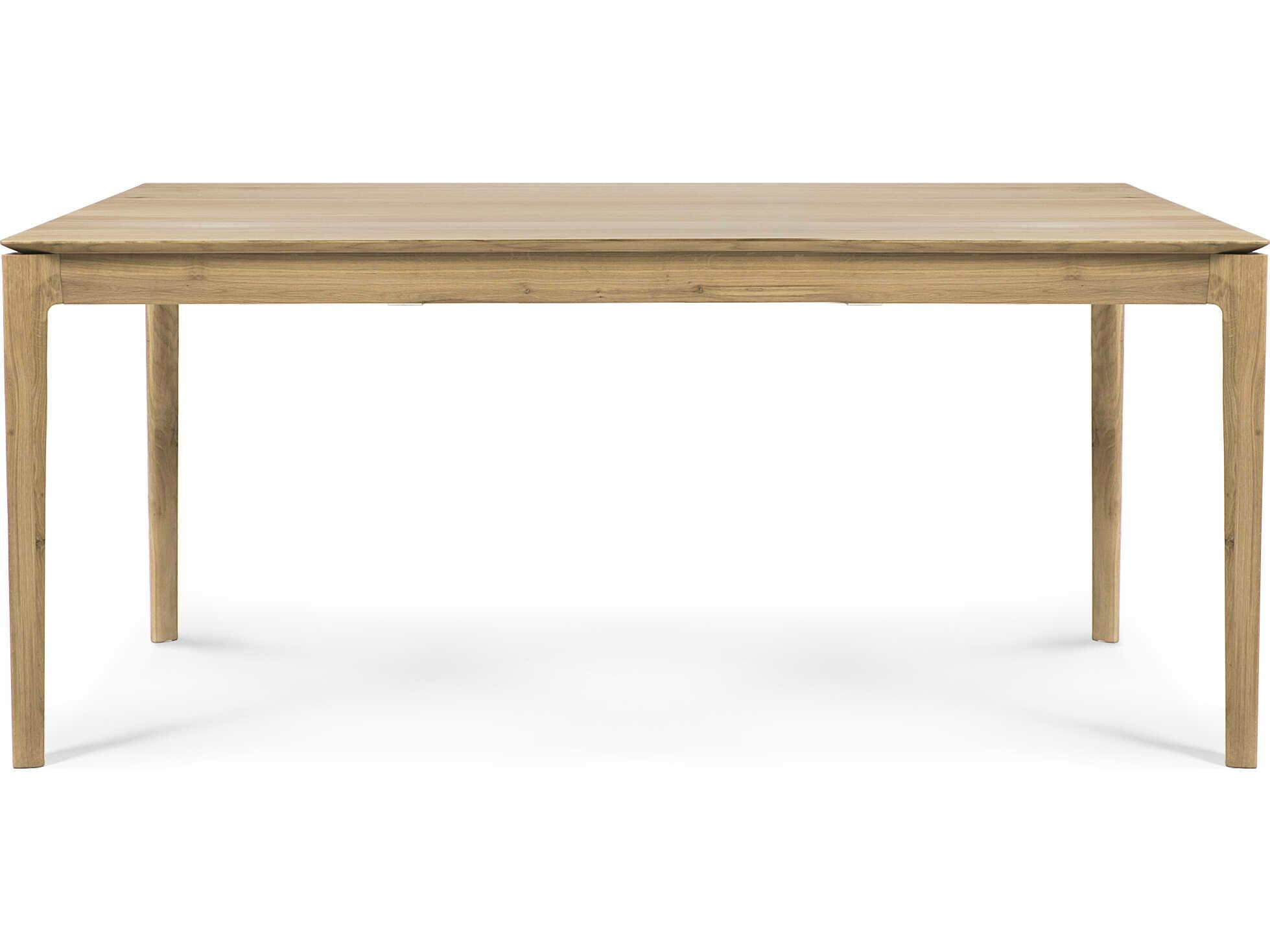 Ethnicraft Bok Oak Extendable Dining Table
