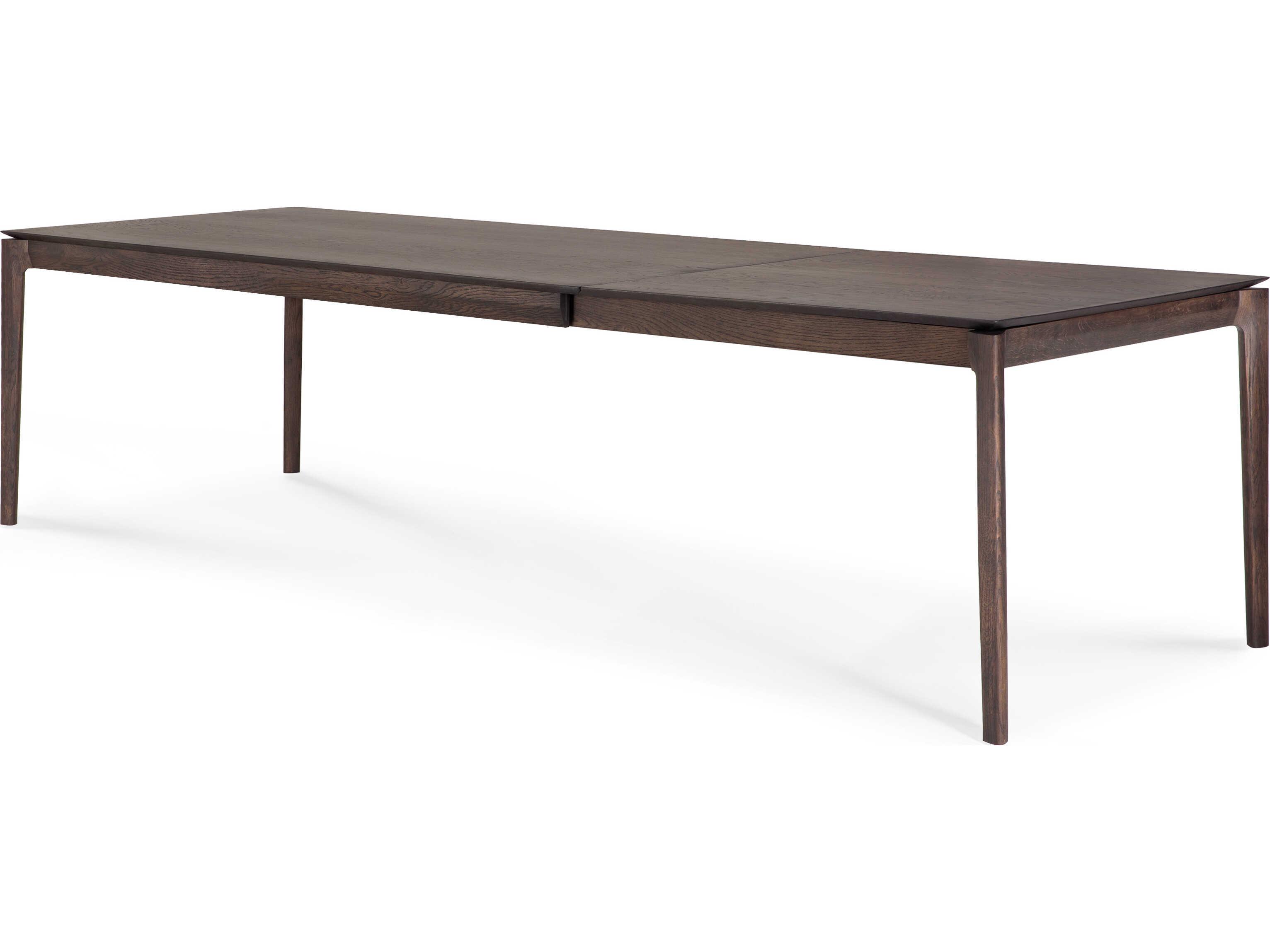 Ethnicraft Bok Oak Brown Extendable Dining Table