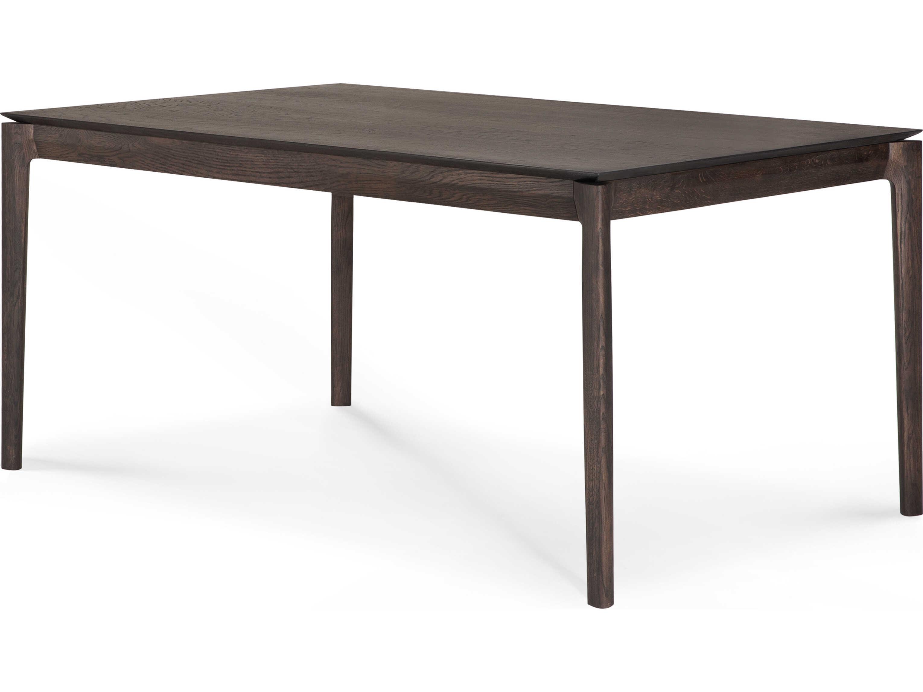 Ethnicraft Bok Oak Brown Extendable Dining Table