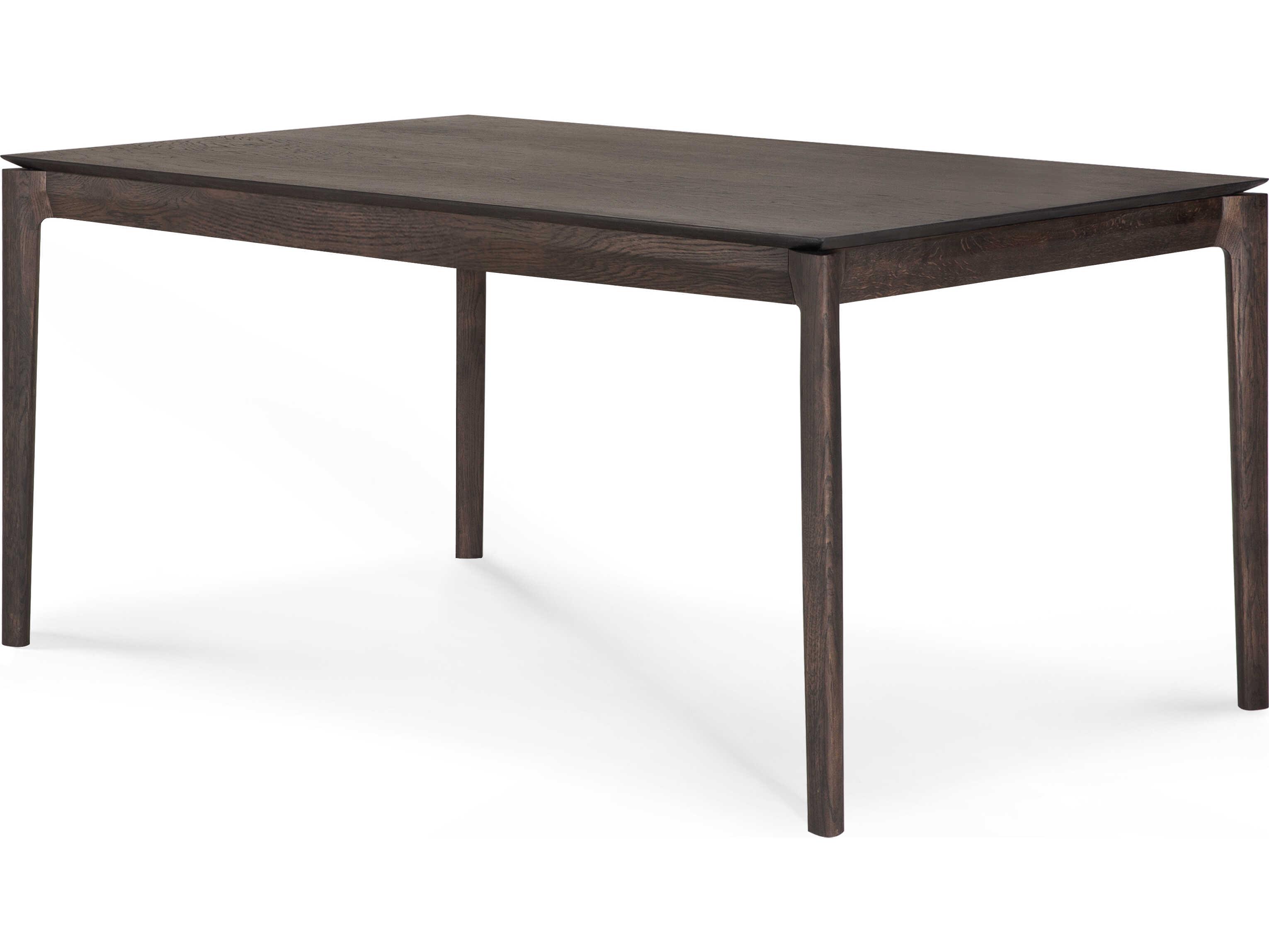 Ethnicraft Bok Oak Brown Extendable Dining Table