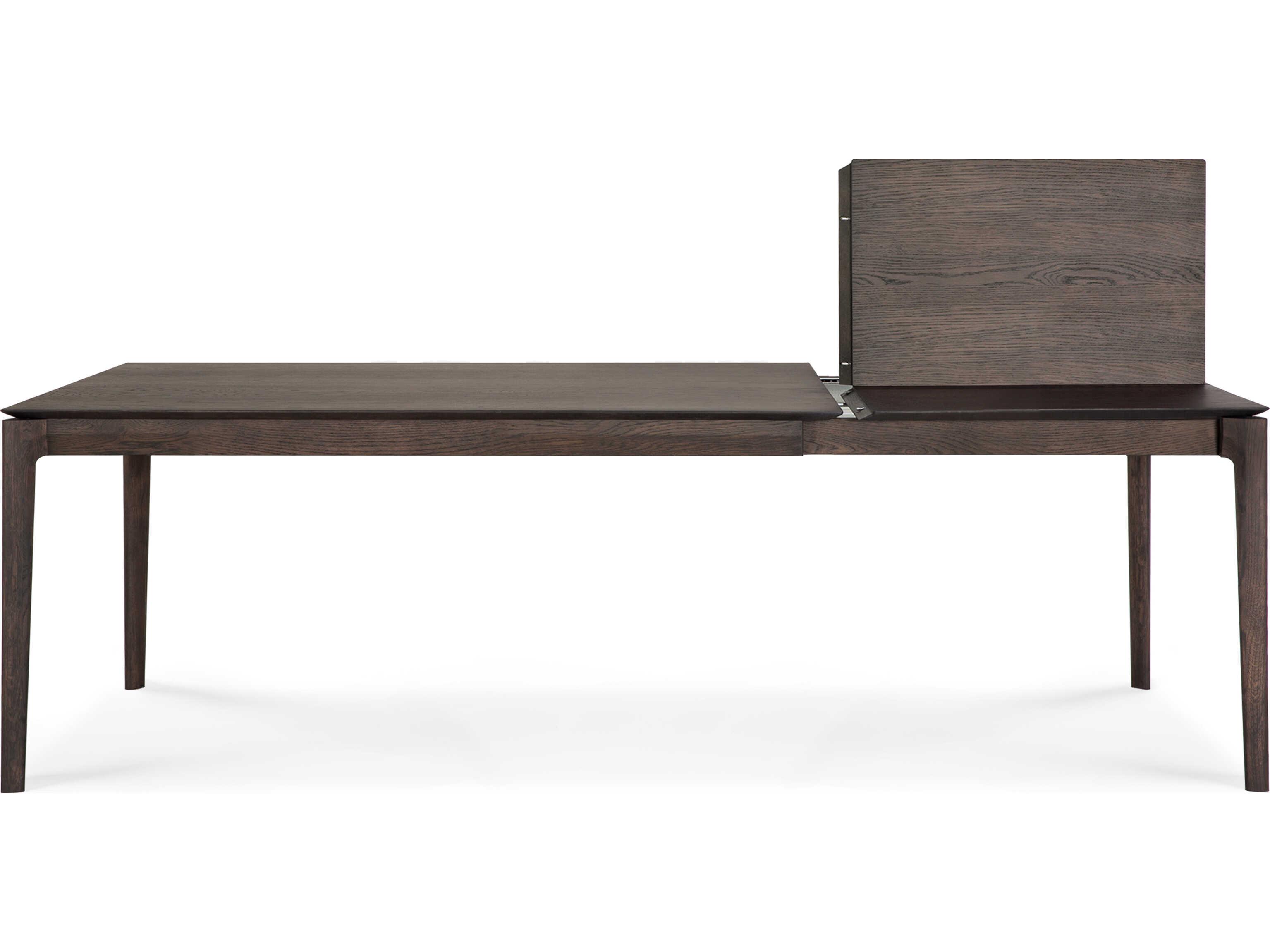 Ethnicraft Bok Oak Brown Extendable Dining Table