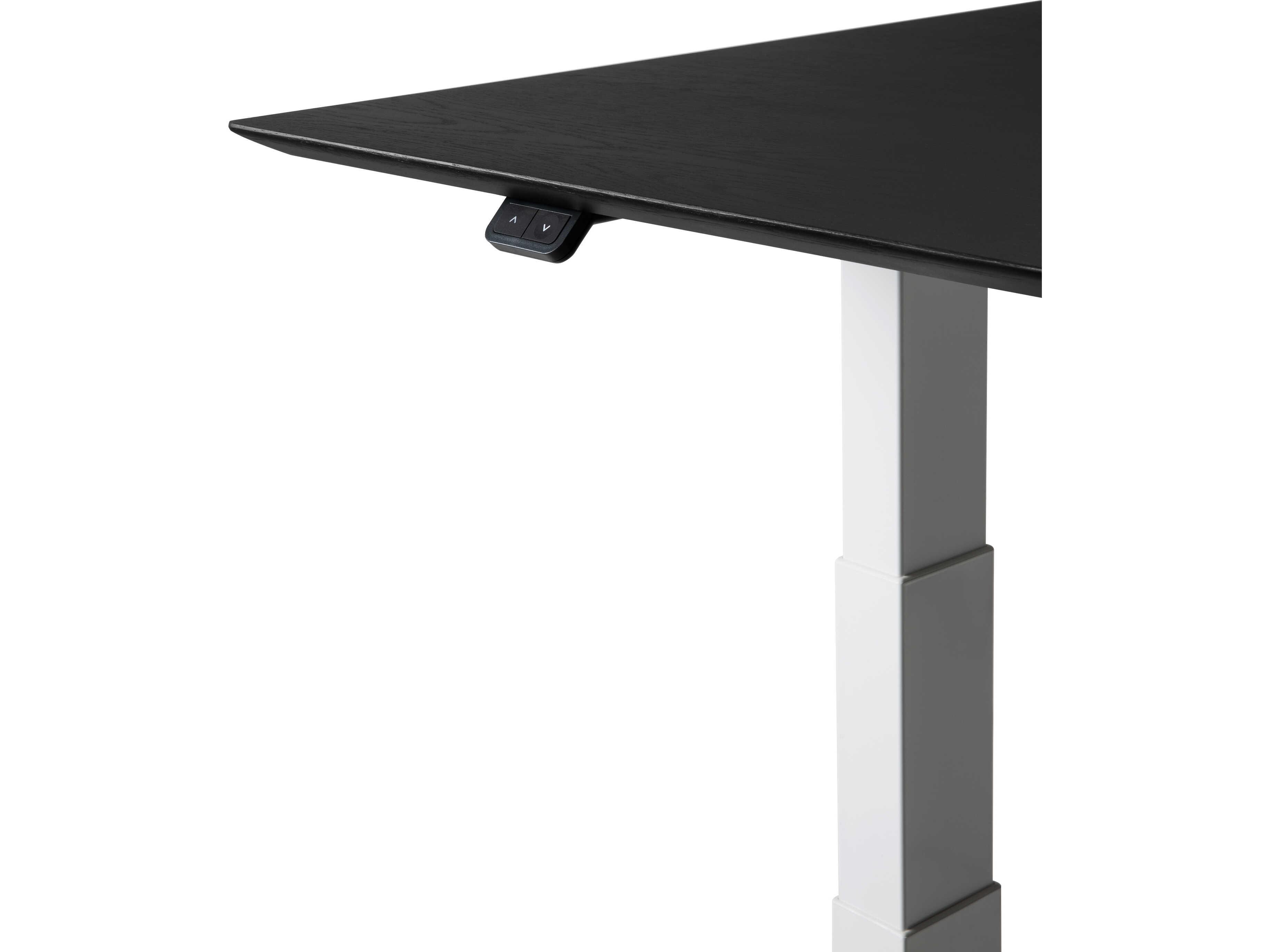 Ethnicraft Bok Oak Black Adjustable Desk Table Top