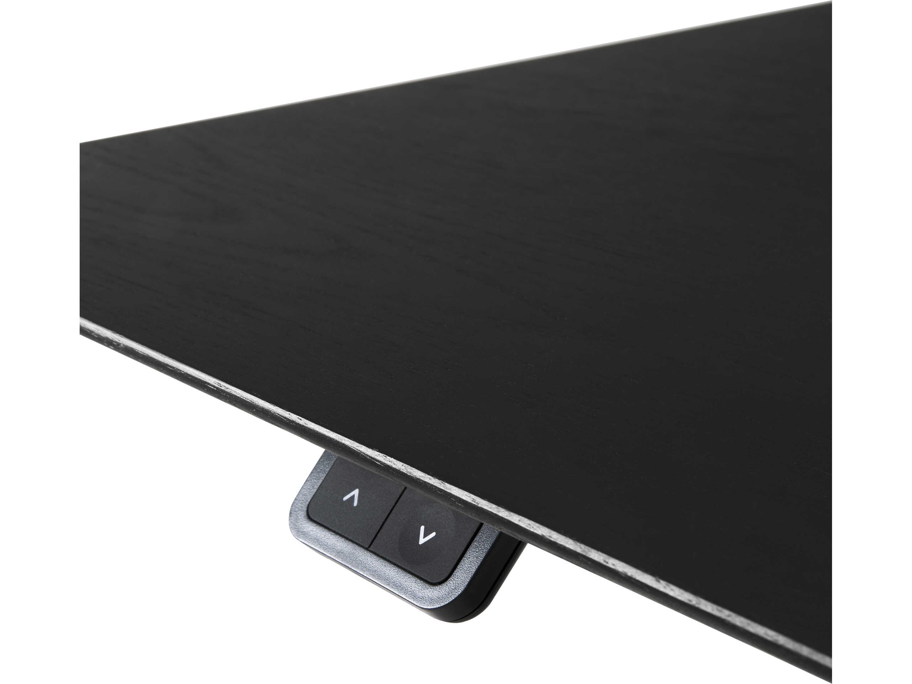 Ethnicraft Bok Oak Black Adjustable Desk Table Top