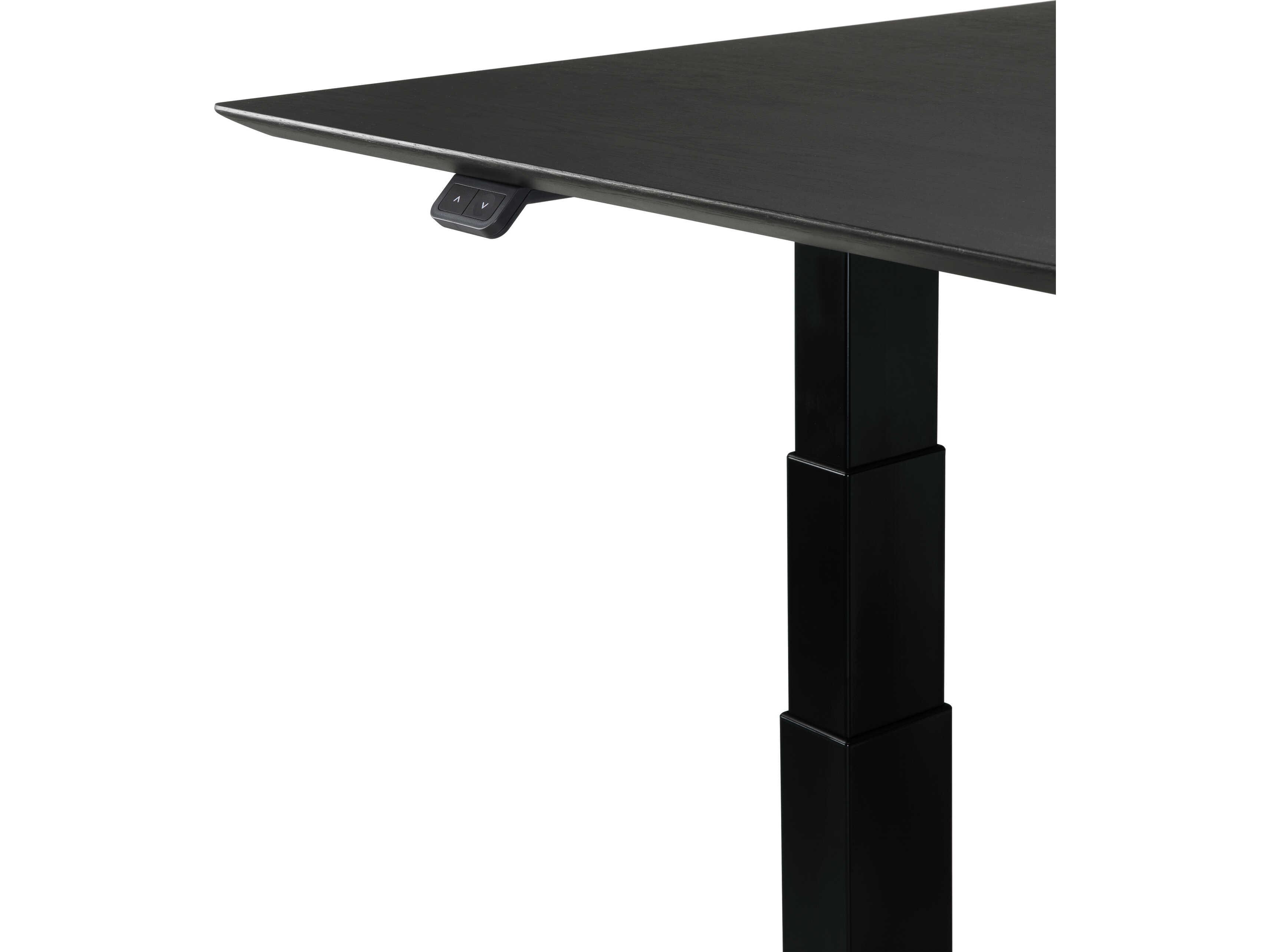 Ethnicraft Bok Oak Black Adjustable Desk Table Top