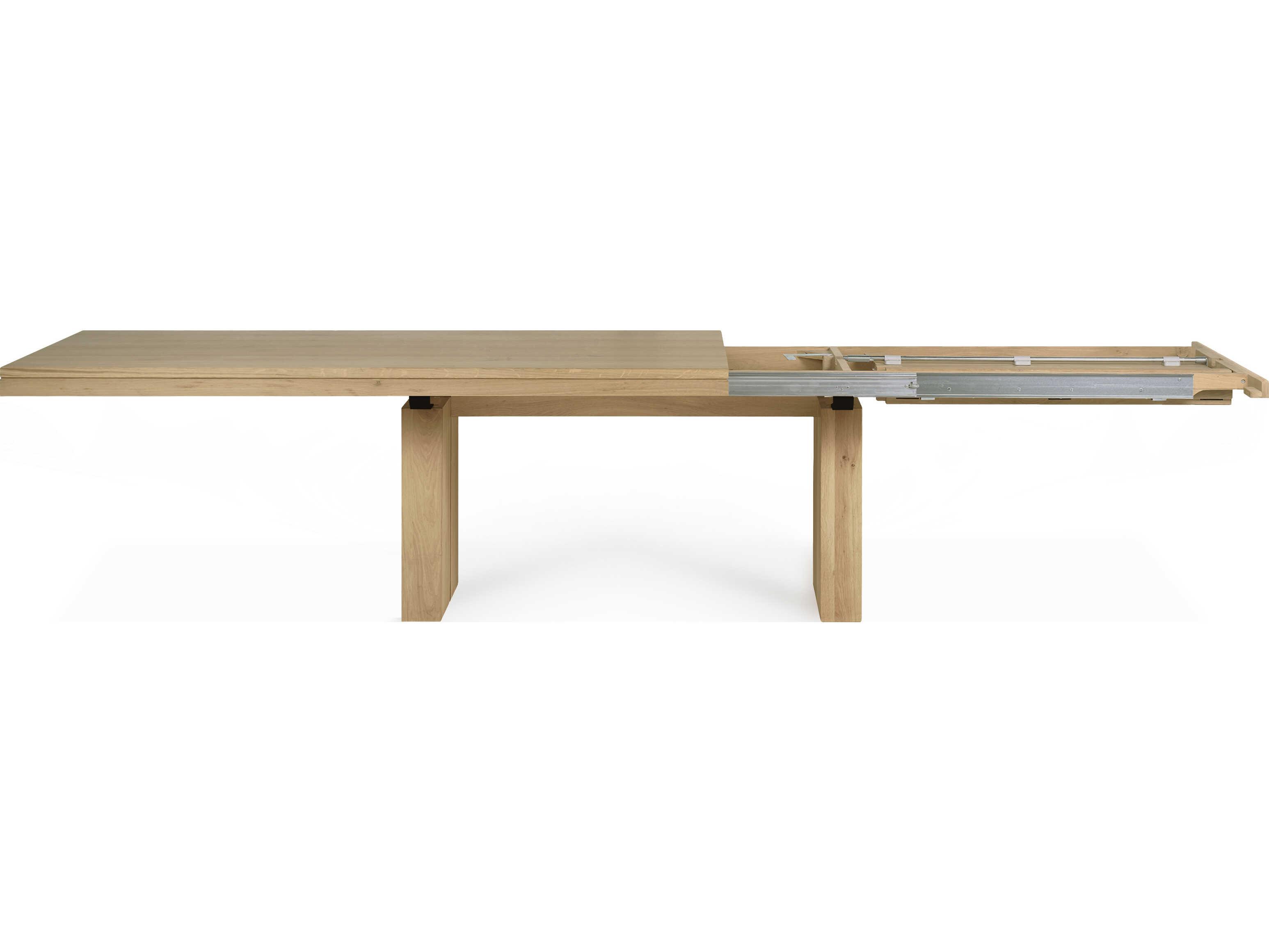 Ethnicraft Double Oak Extendable Dining Table