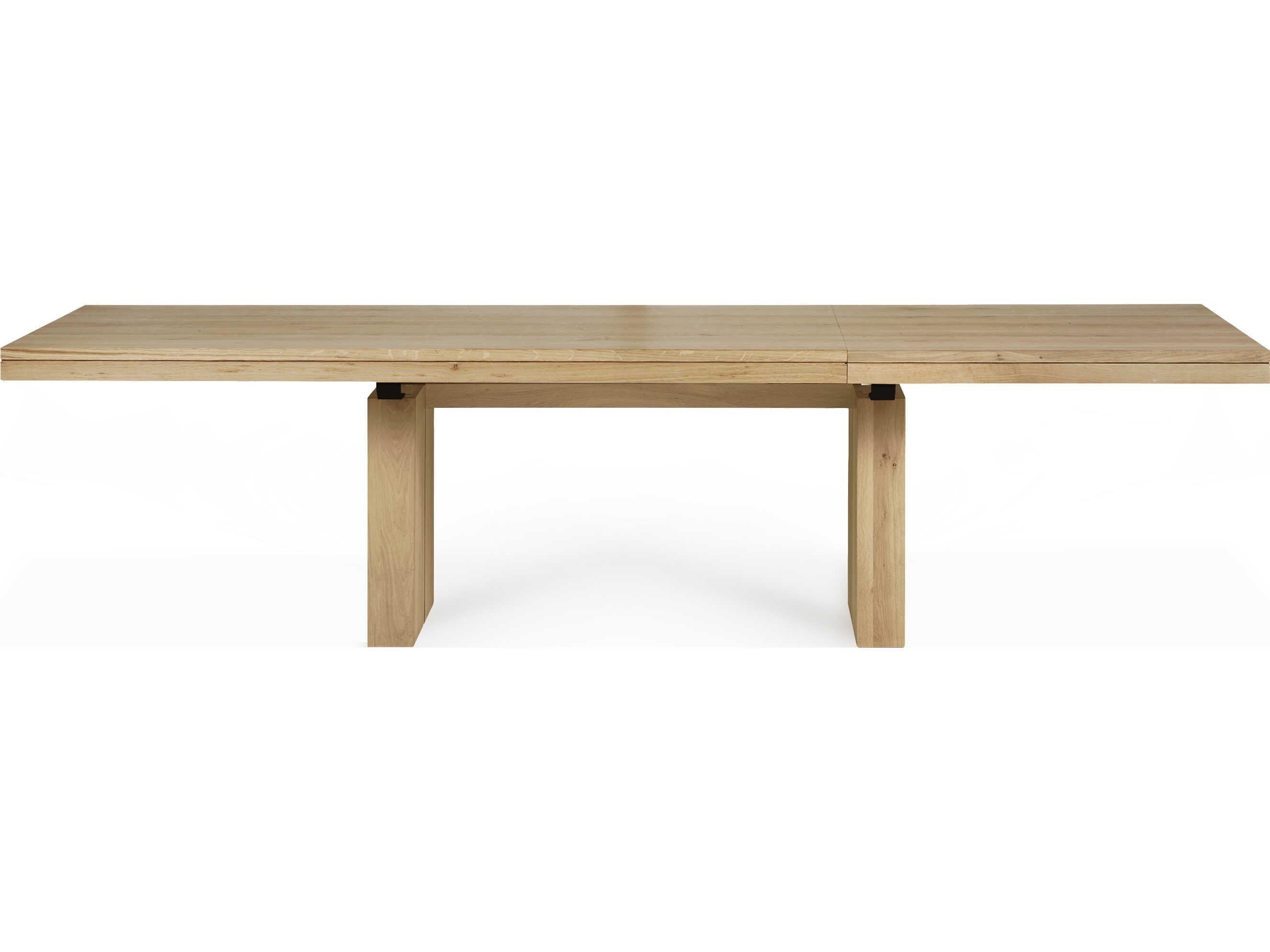 Ethnicraft Double Oak Extendable Dining Table