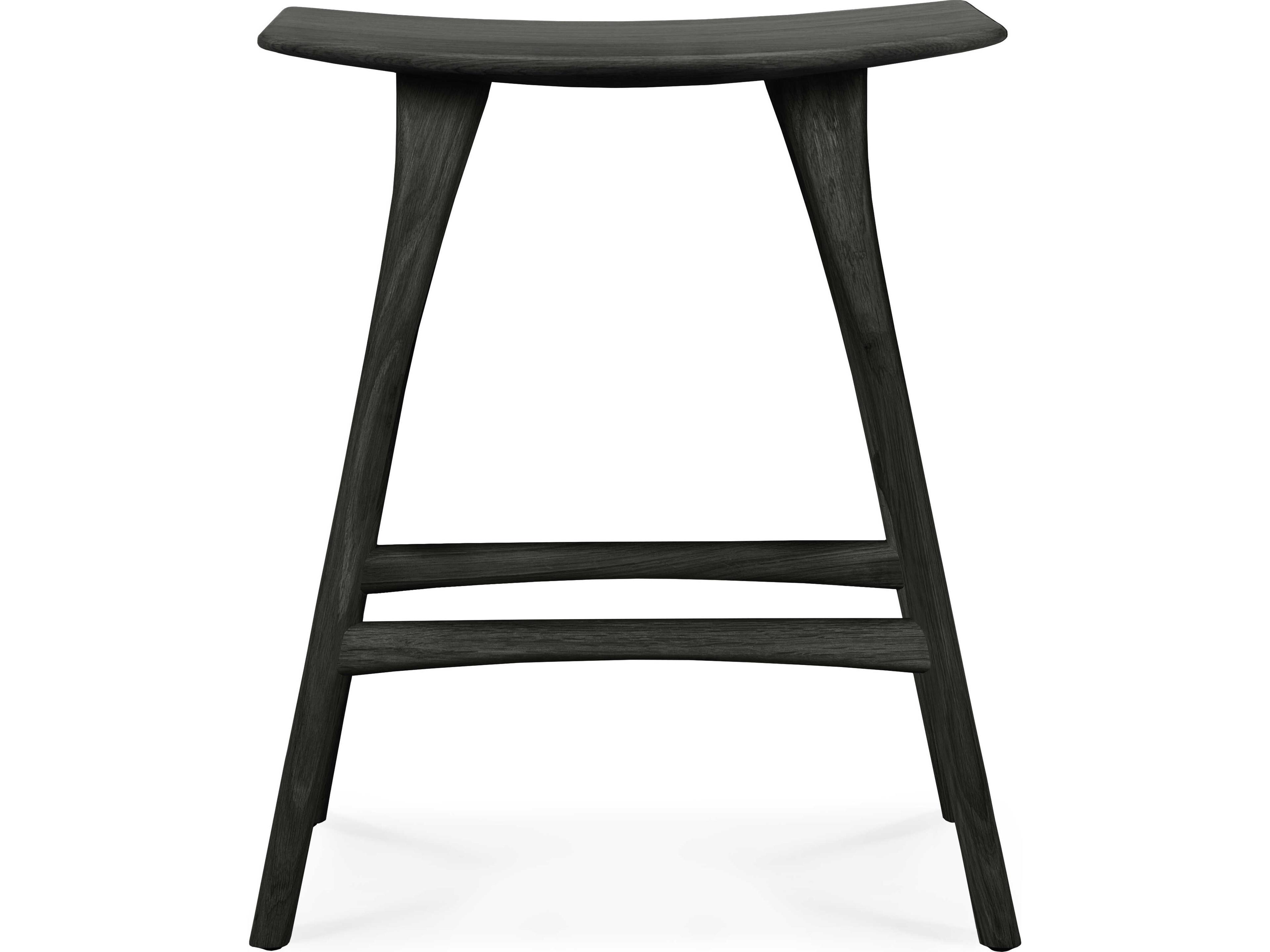 Ethnicraft Osso Oak Black Counter Stool