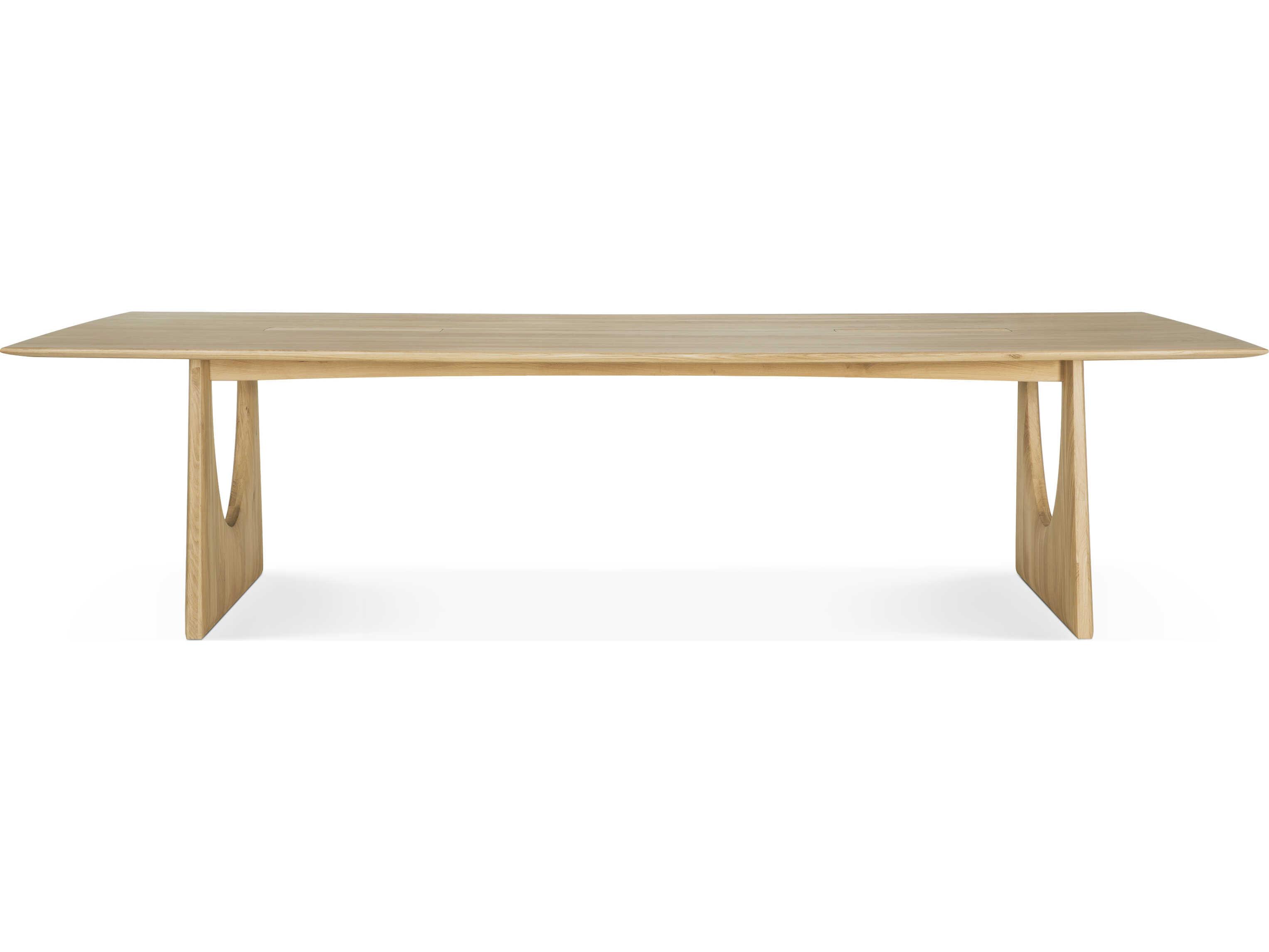 Ethnicraft Geometric Oak Meeting Table