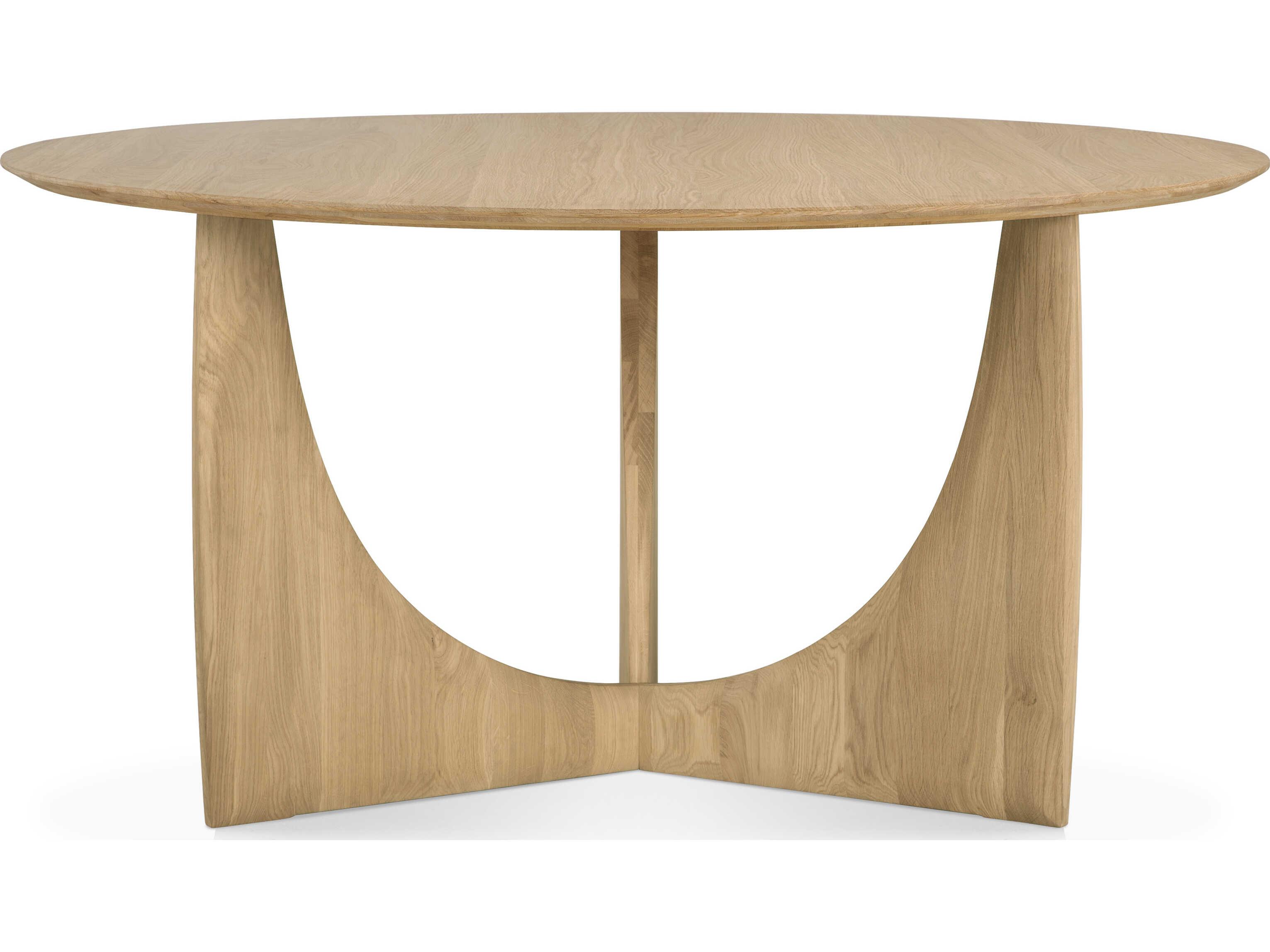 Ethnicraft Geometric Oak Dining Table