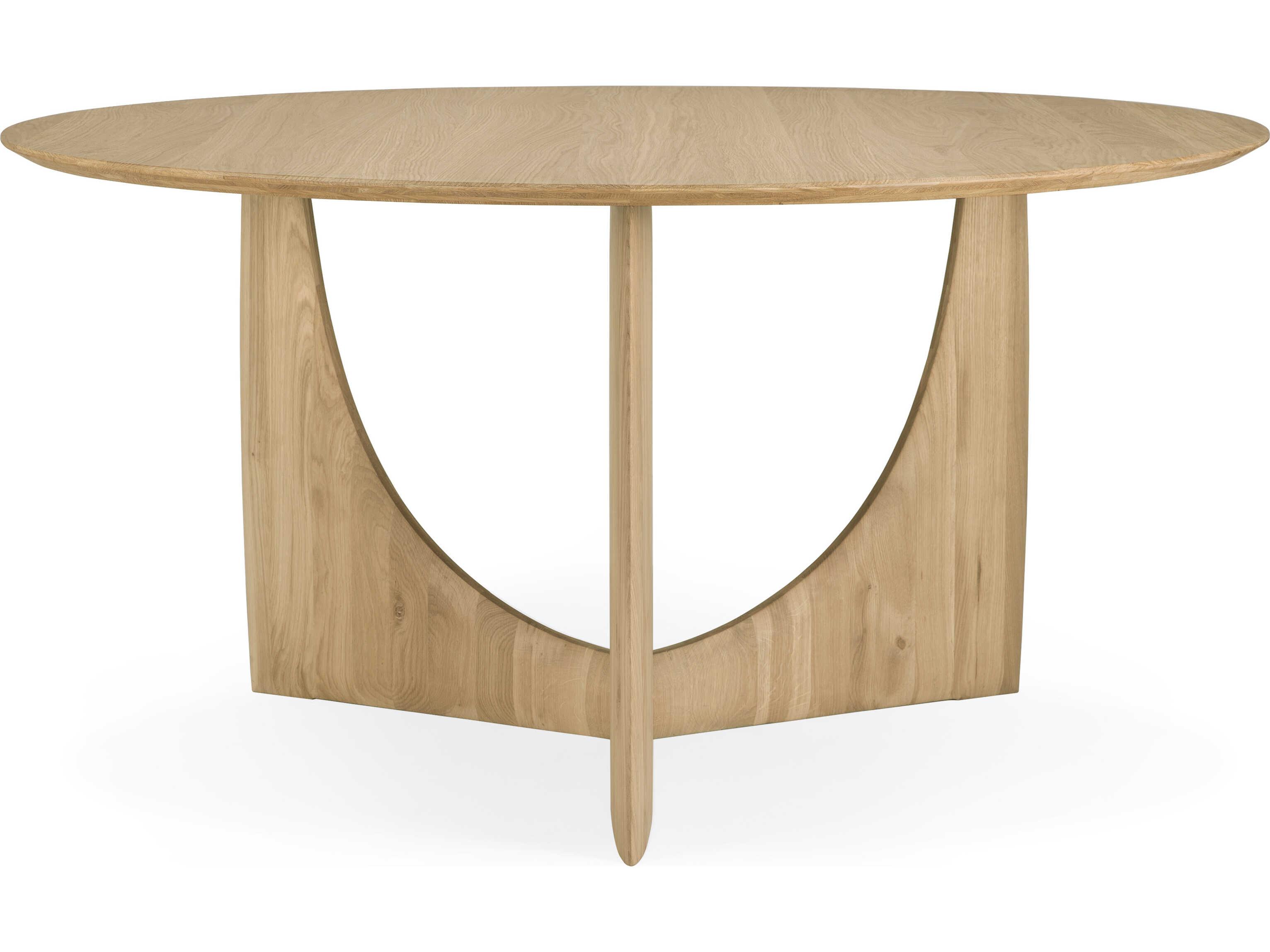 Ethnicraft Geometric Oak Dining Table