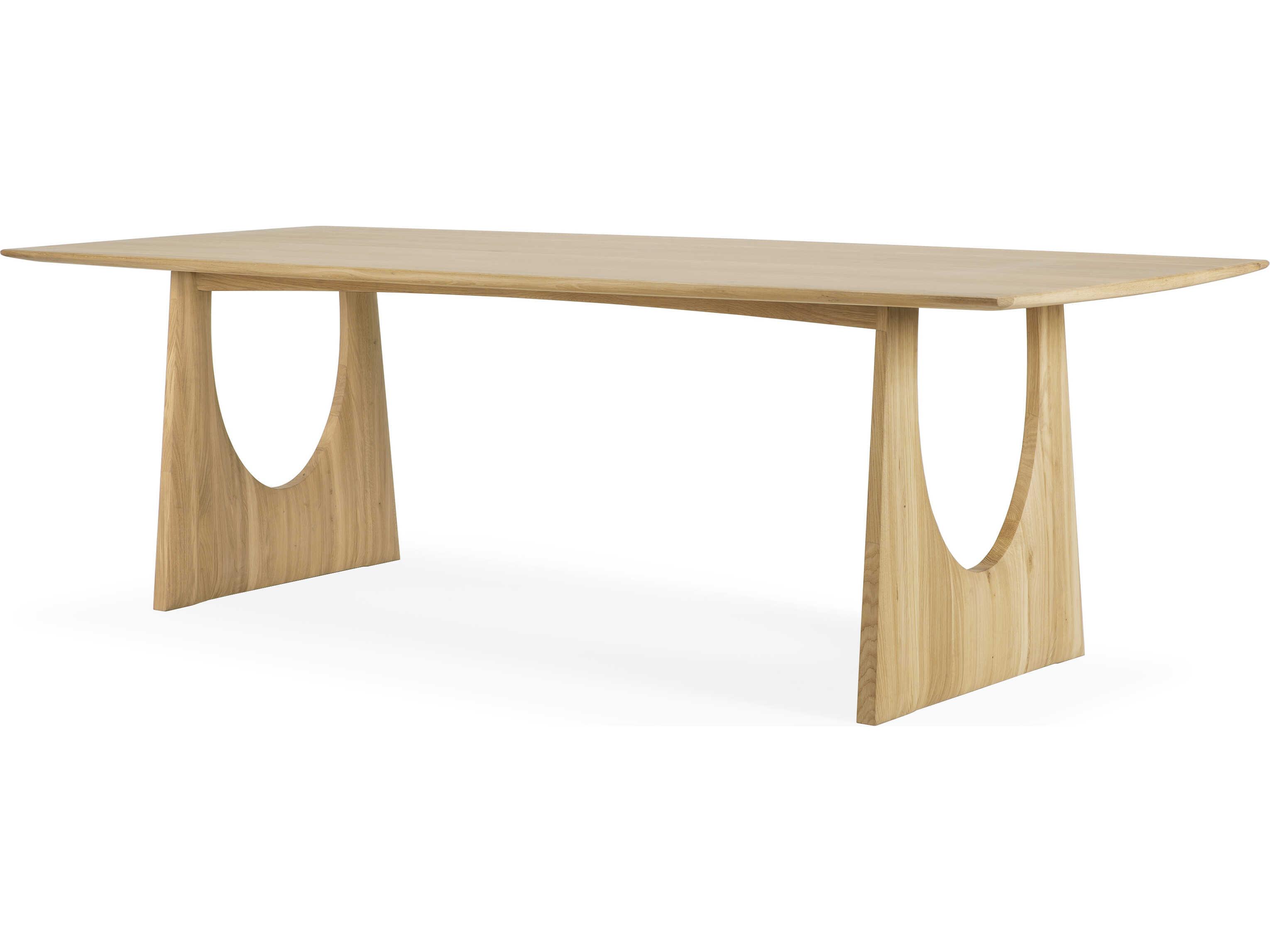 Ethnicraft Geometric Oak Dining Table