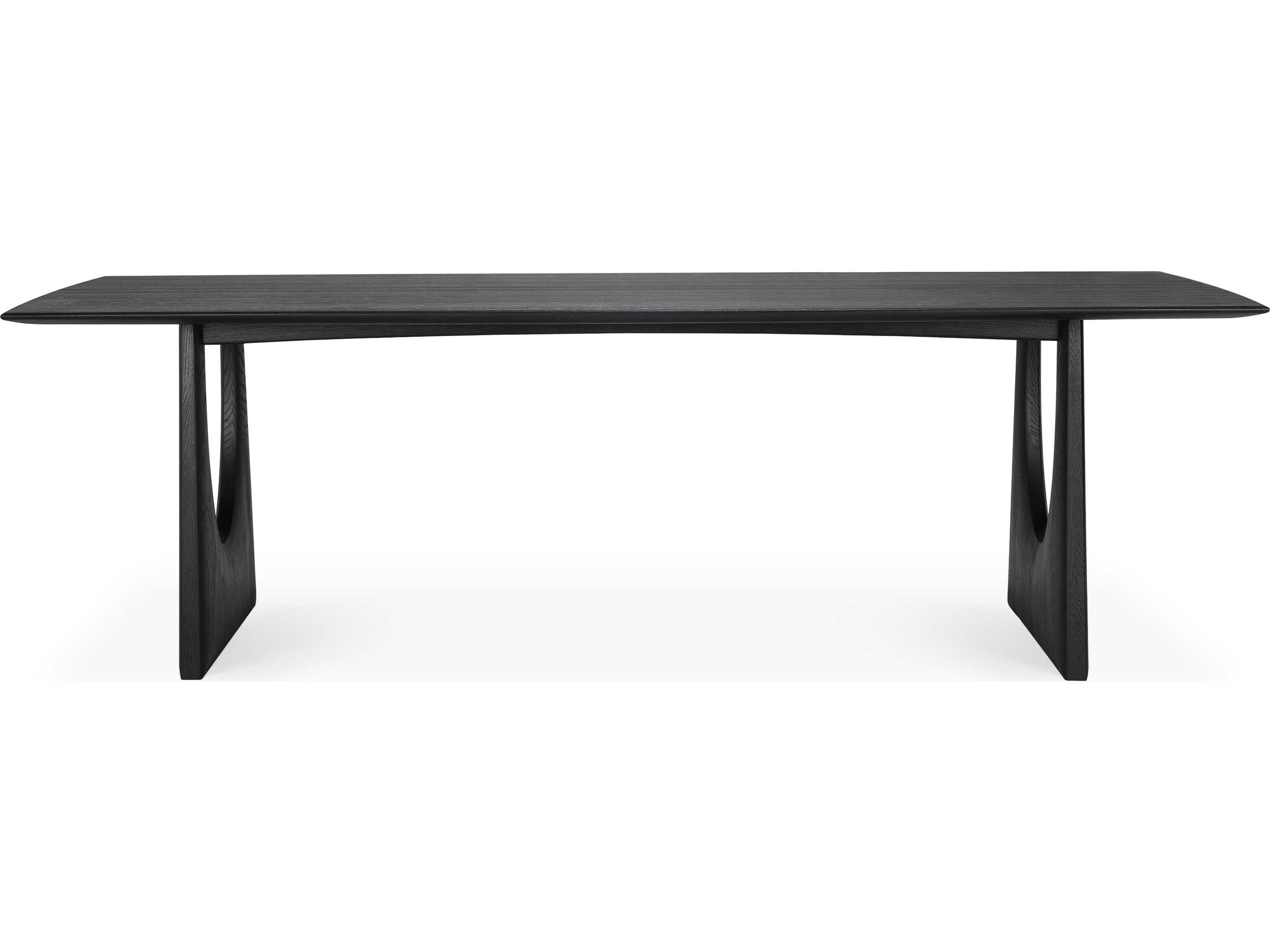 Ethnicraft Geometric Oak Black Dining Table