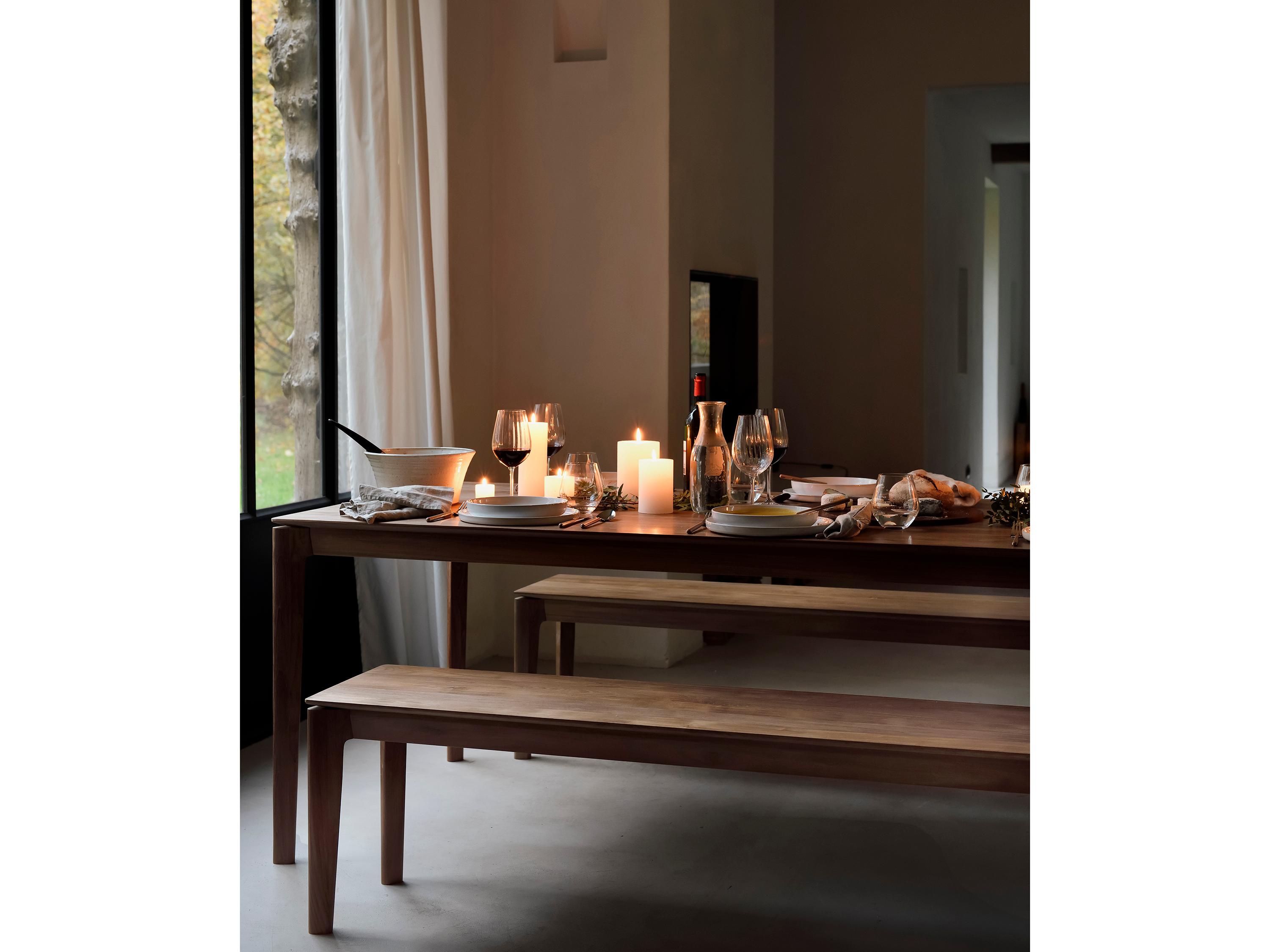 Ethnicraft Bok Teak Wood Dining Room Set