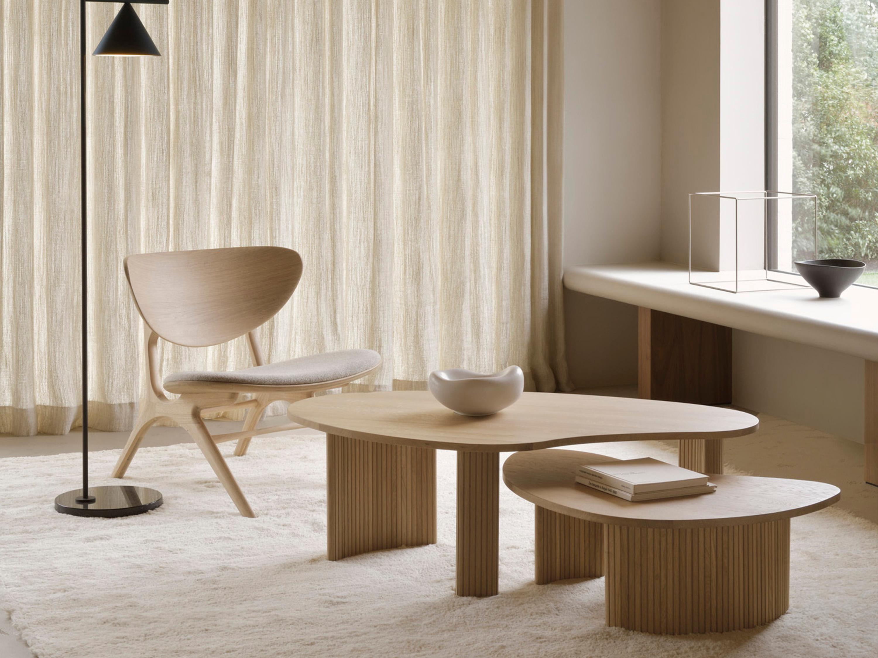 Ethnicraft Boomerang Table Set