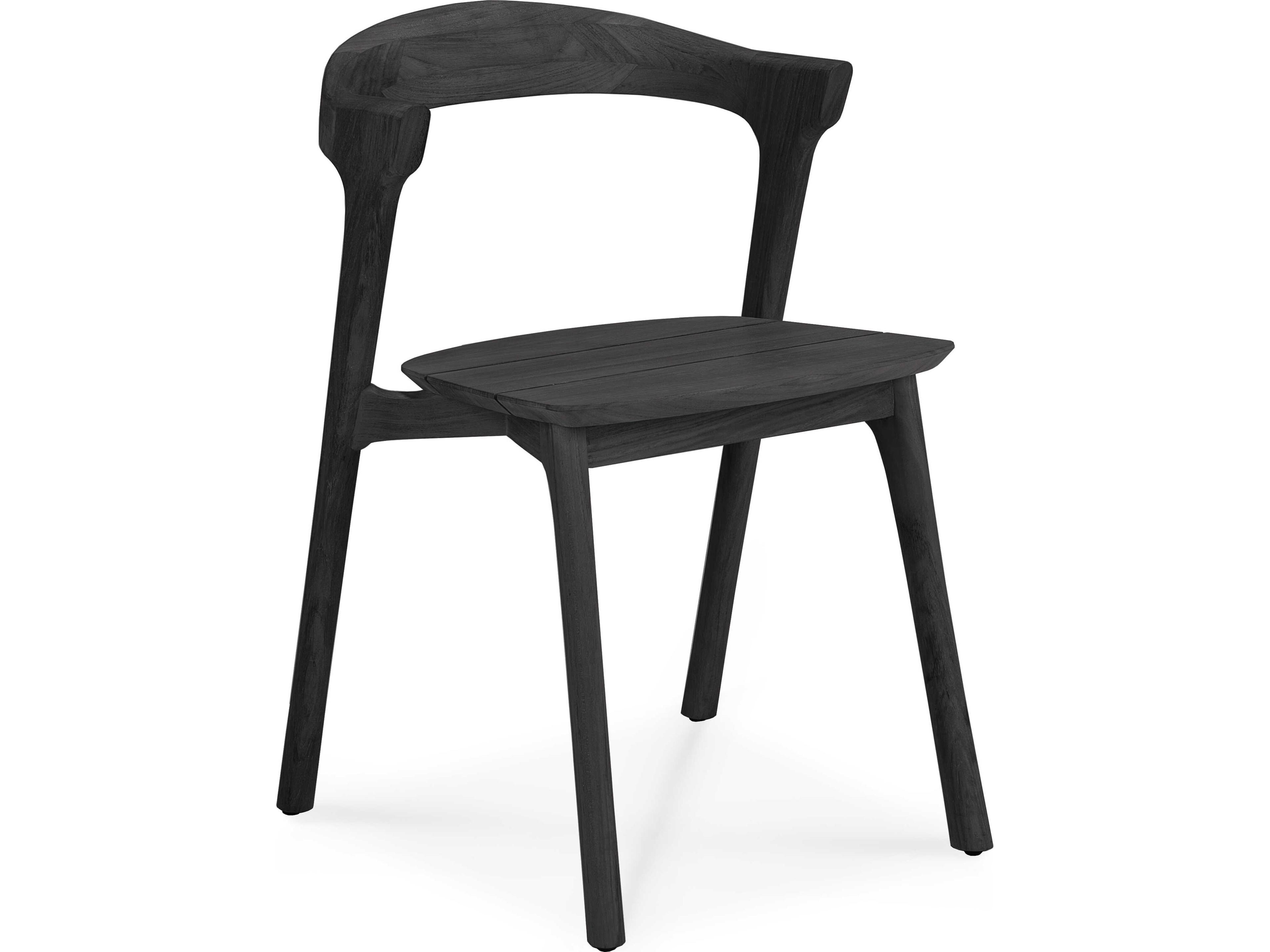 Ethnicraft Outdoor Bok Teak Black Dining Chair