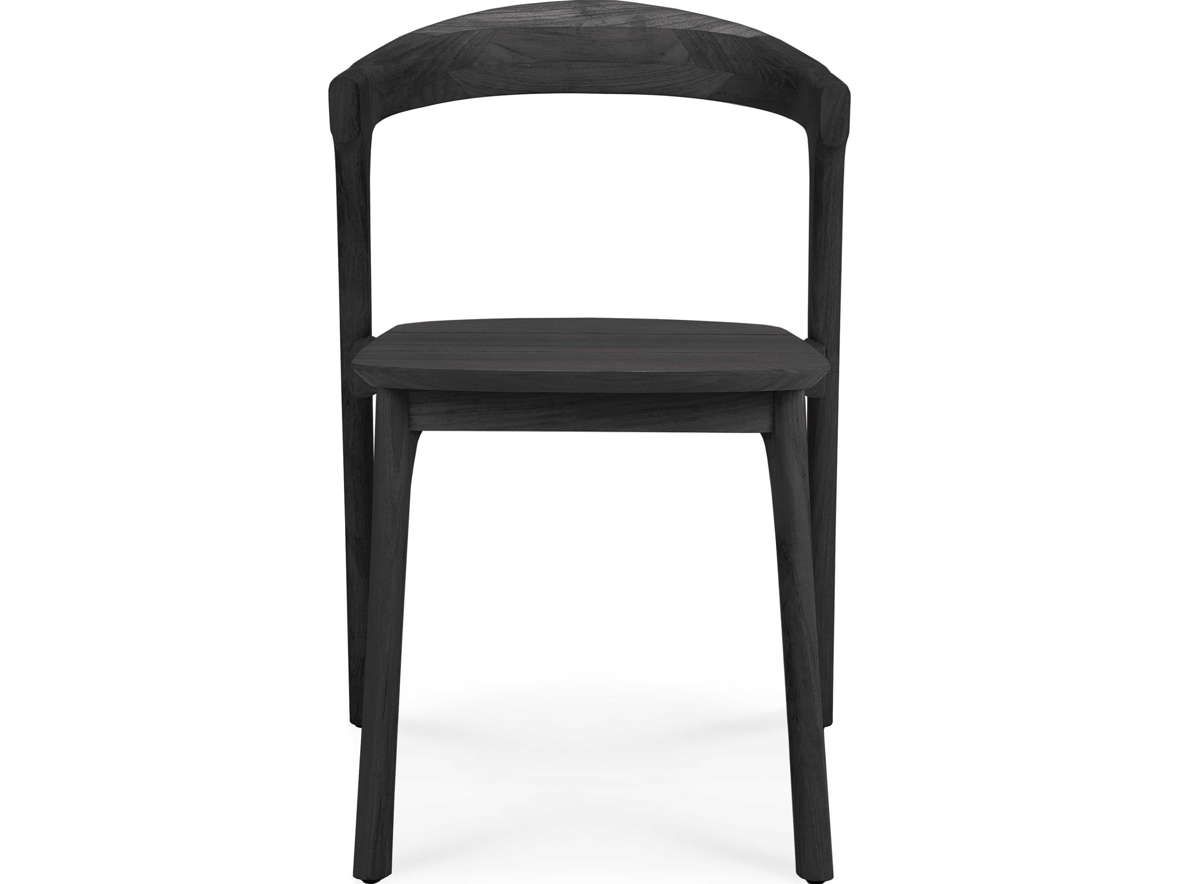 Ethnicraft Outdoor Bok Teak Black Dining Chair