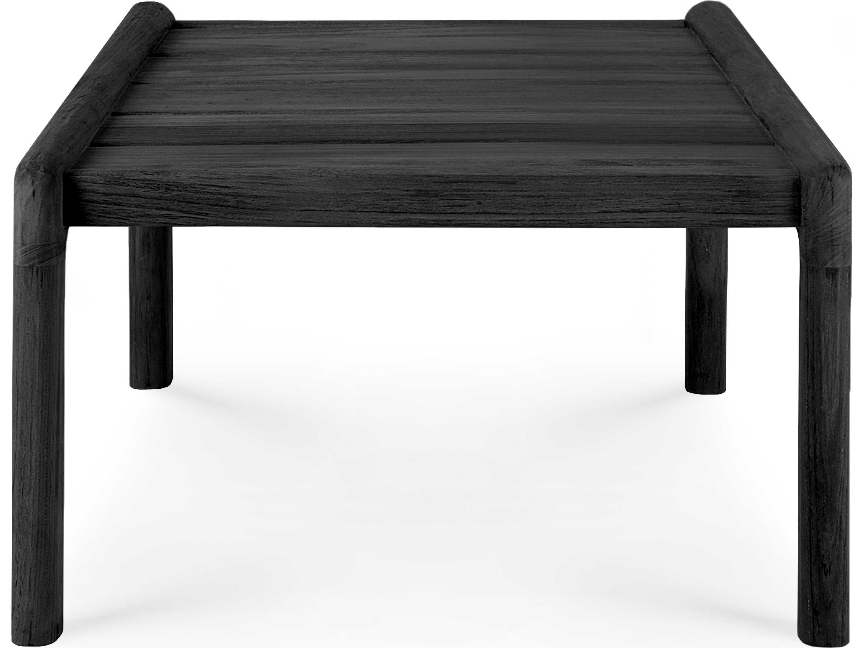 Ethnicraft Outdoor Jack Teak Black Side Table