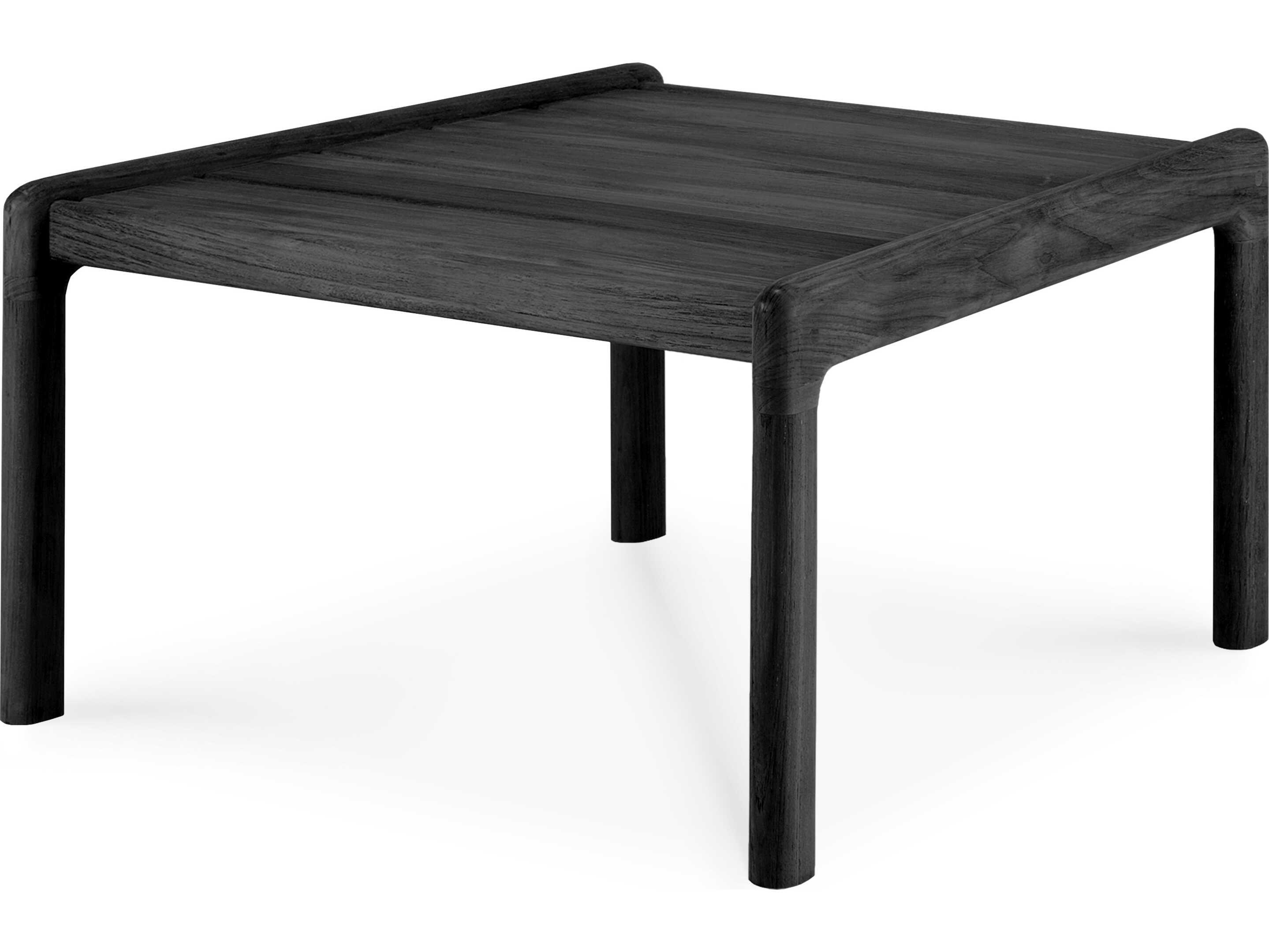 Ethnicraft Outdoor Jack Teak Black Side Table