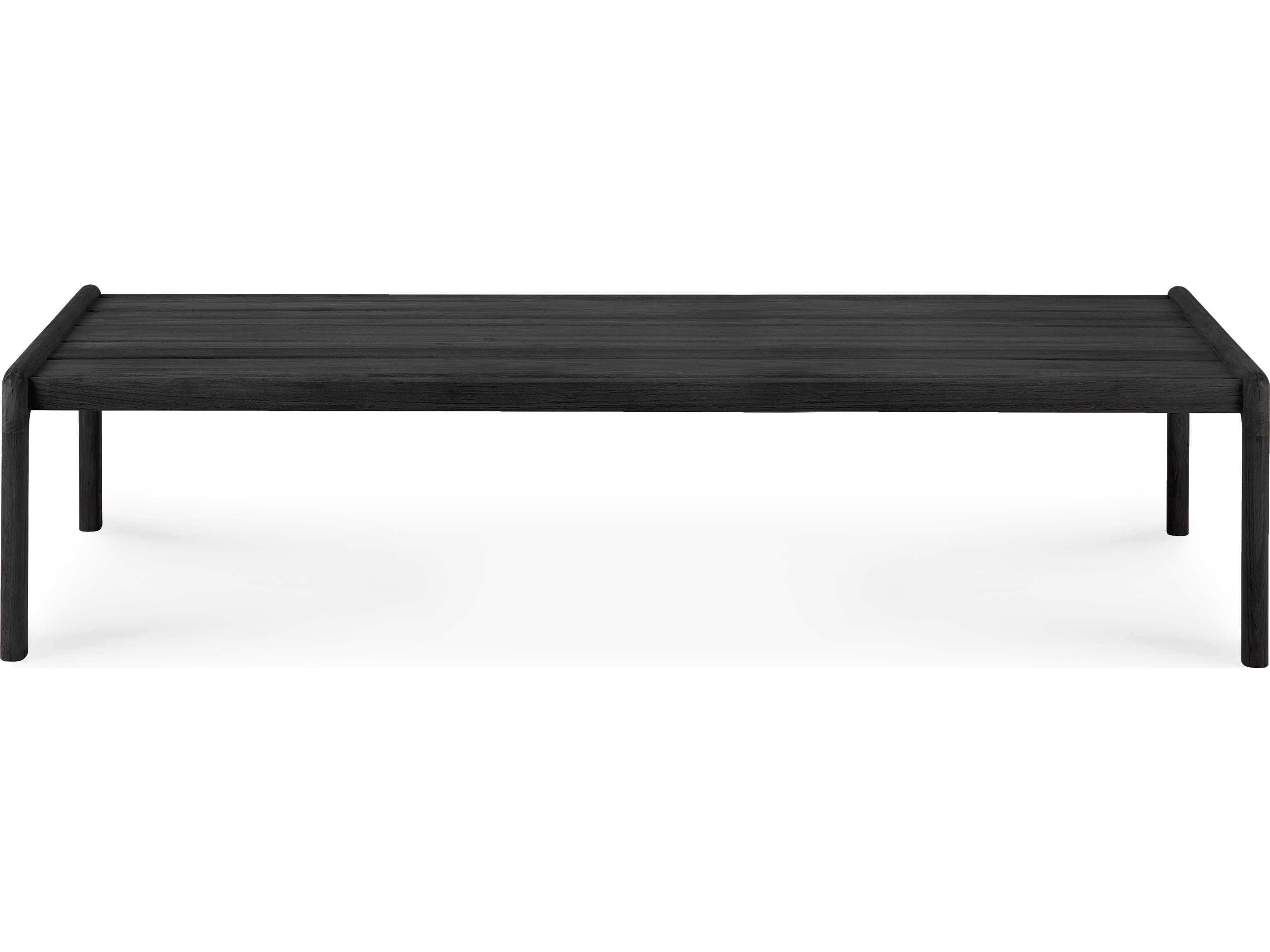 Ethnicraft Outdoor Jack Teak Black Coffee Table