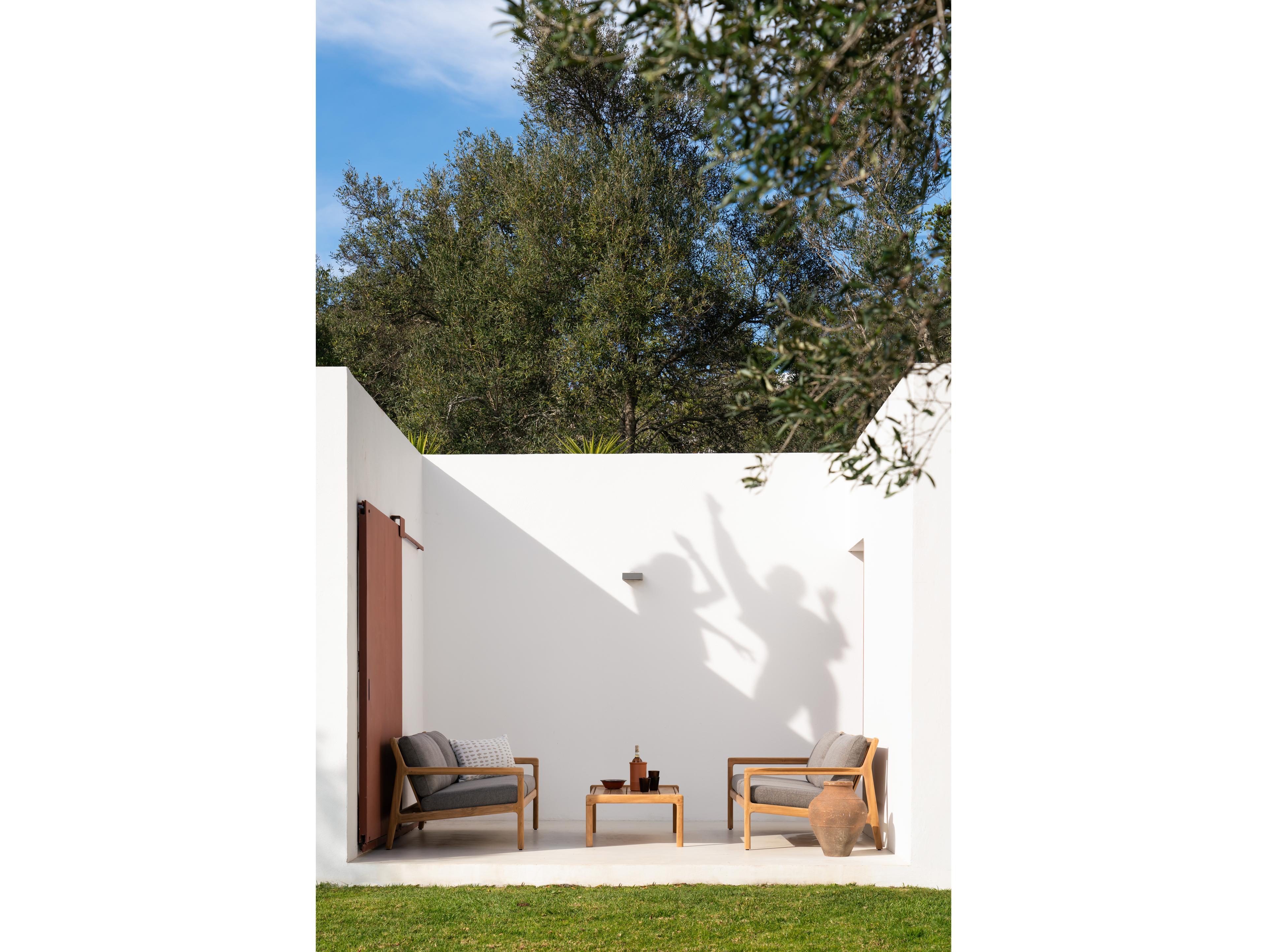 Ethnicraft Outdoor Jack Teak And Mocha Sofa