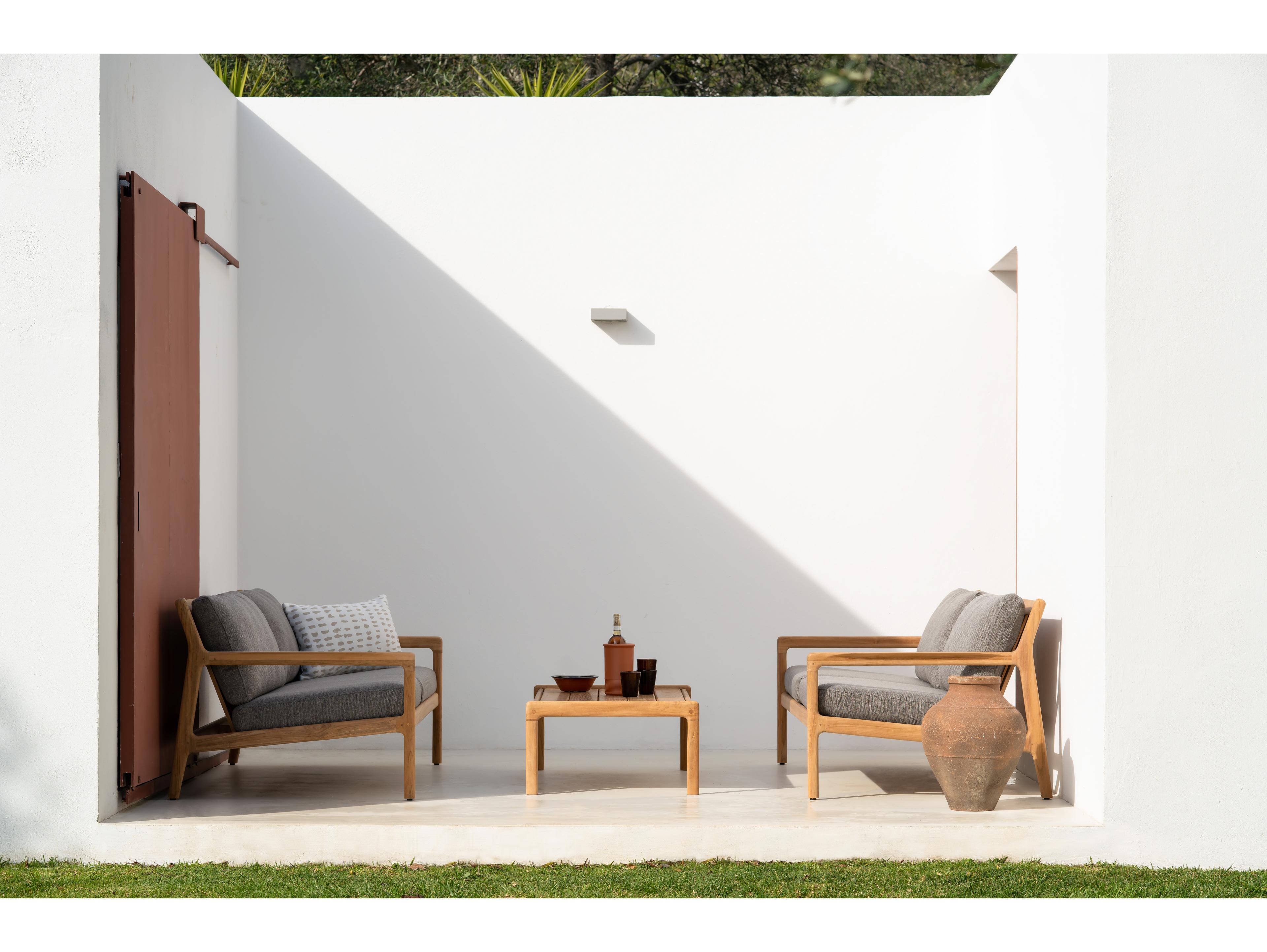 Ethnicraft Outdoor Jack Teak And Mocha Sofa