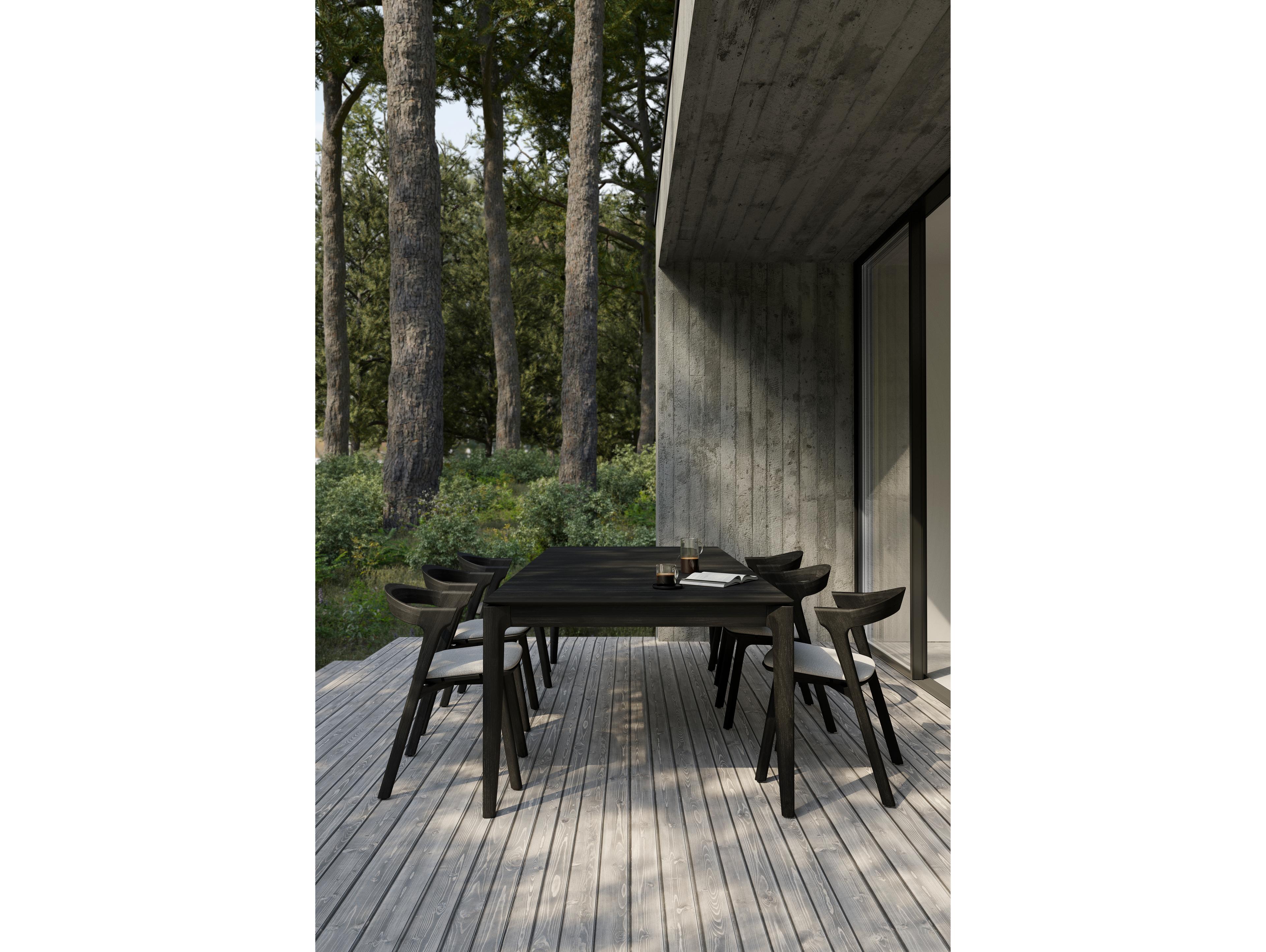 Ethnicraft Outdoor Bok Teak Black Dining Table