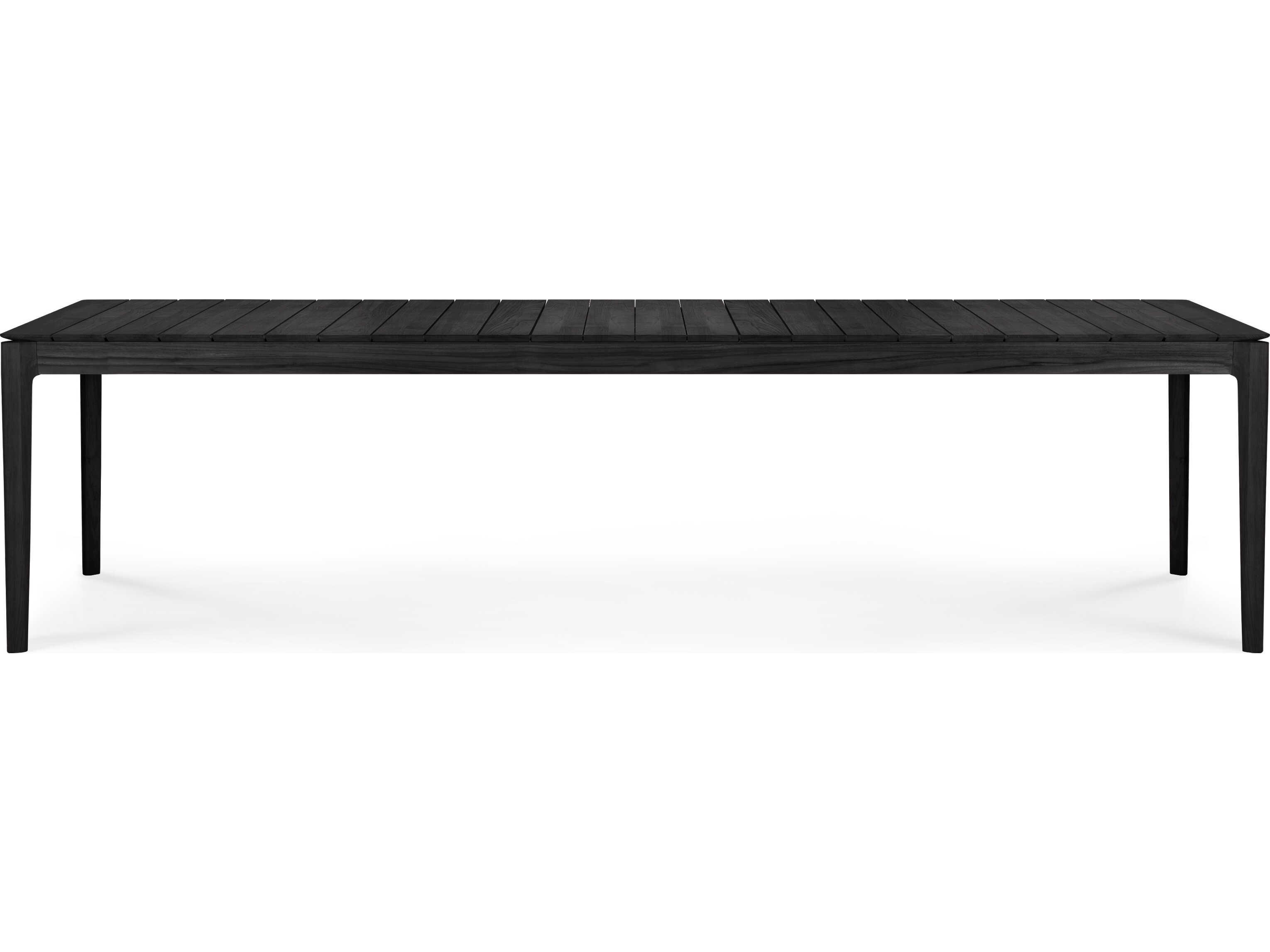 Ethnicraft Outdoor Bok Teak Black Dining Table