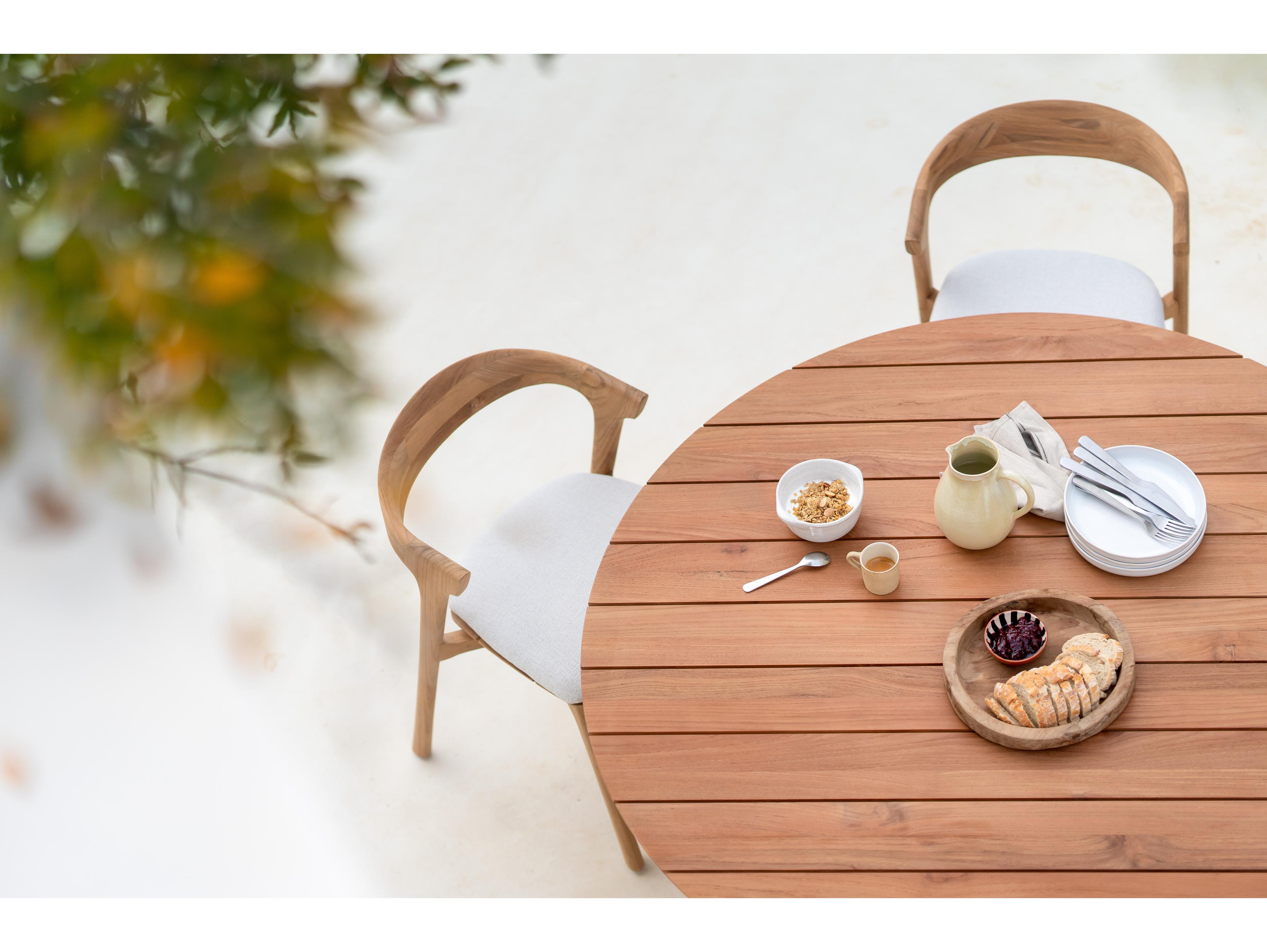 Ethnicraft Outdoor Circle Teak Dining Table