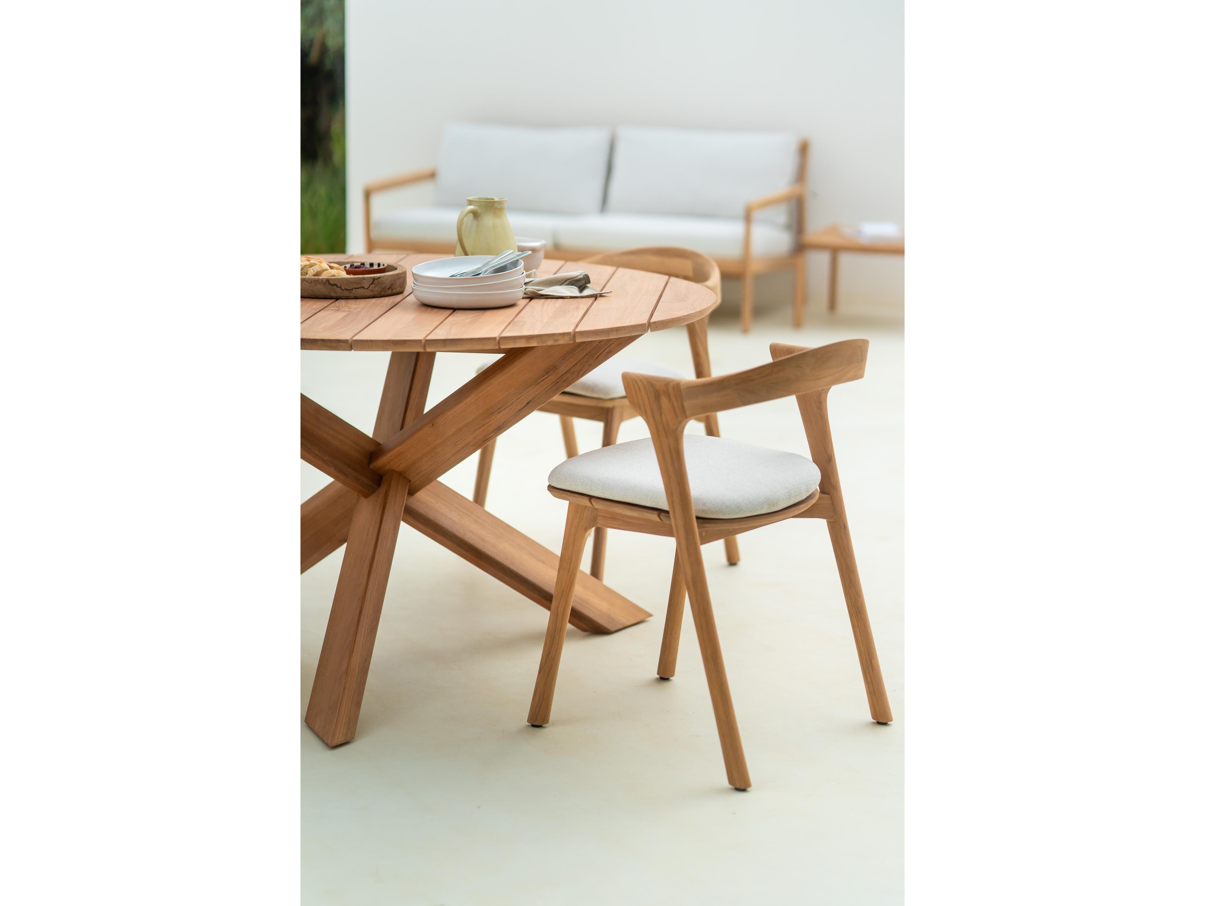 Ethnicraft Outdoor Circle Teak Dining Table