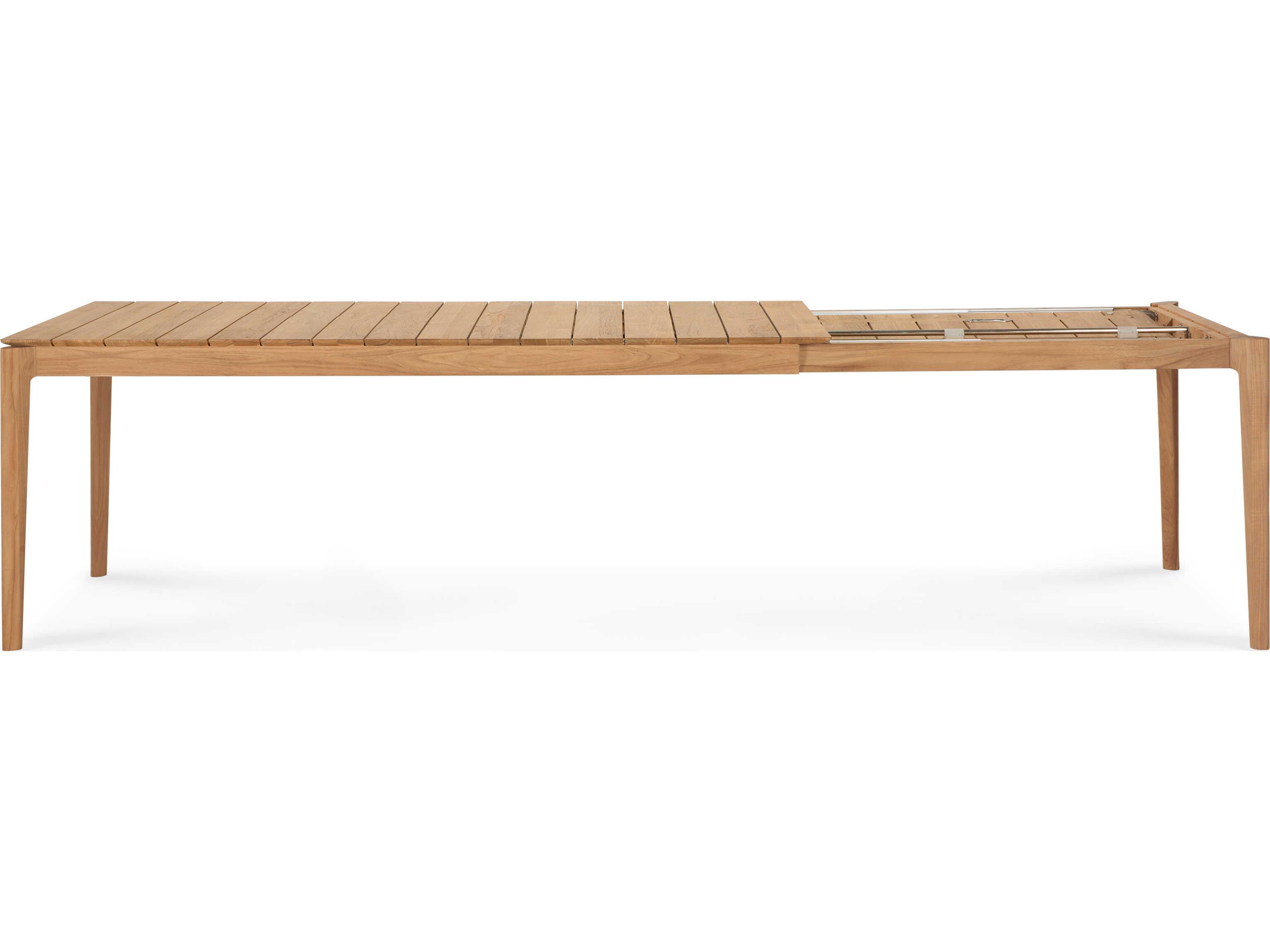Ethnicraft Outdoor Bok Teak Extendable Dining Table