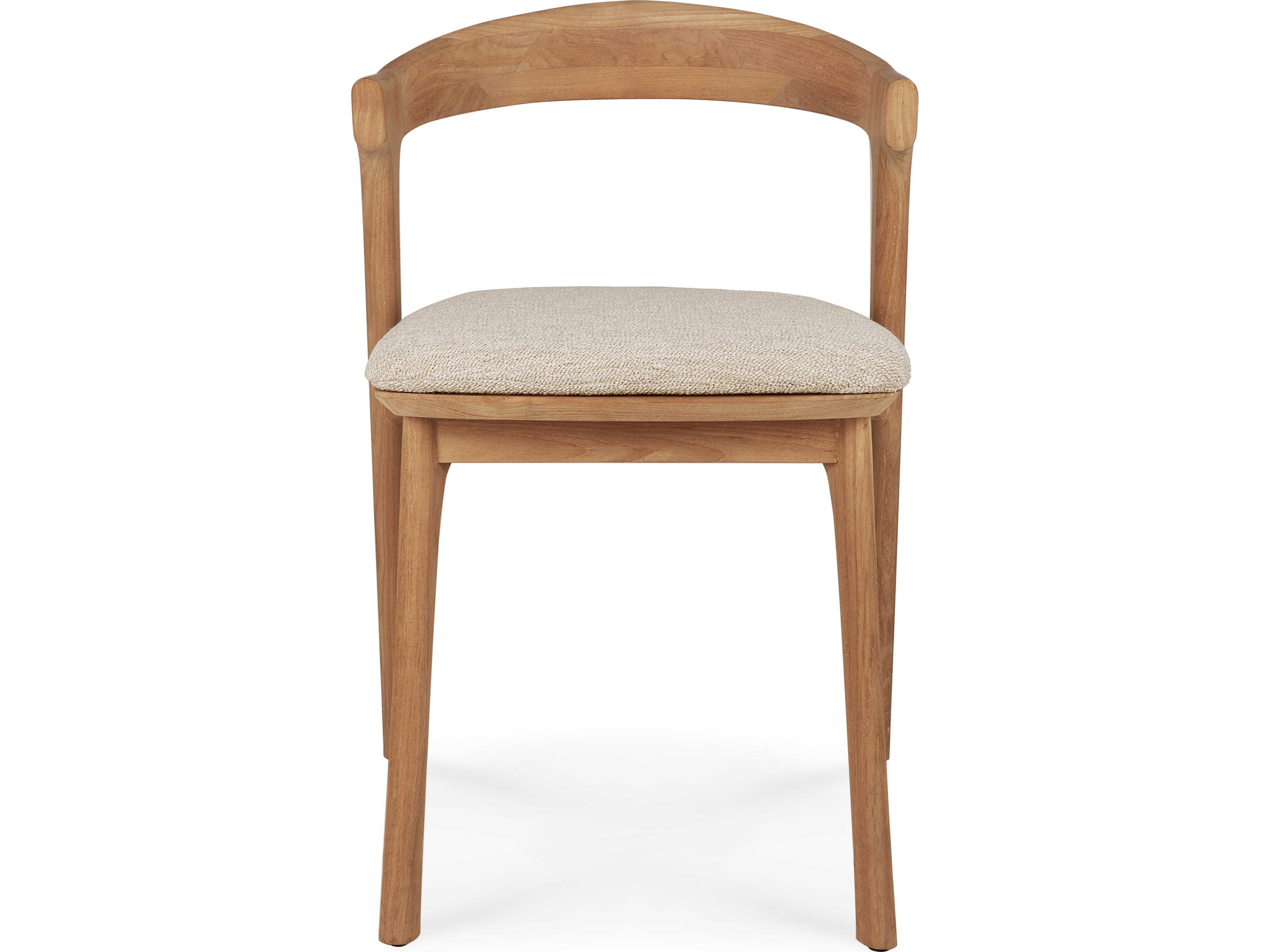 Ethnicraft Outdoor Bok Teak Dining Chair With Cushion