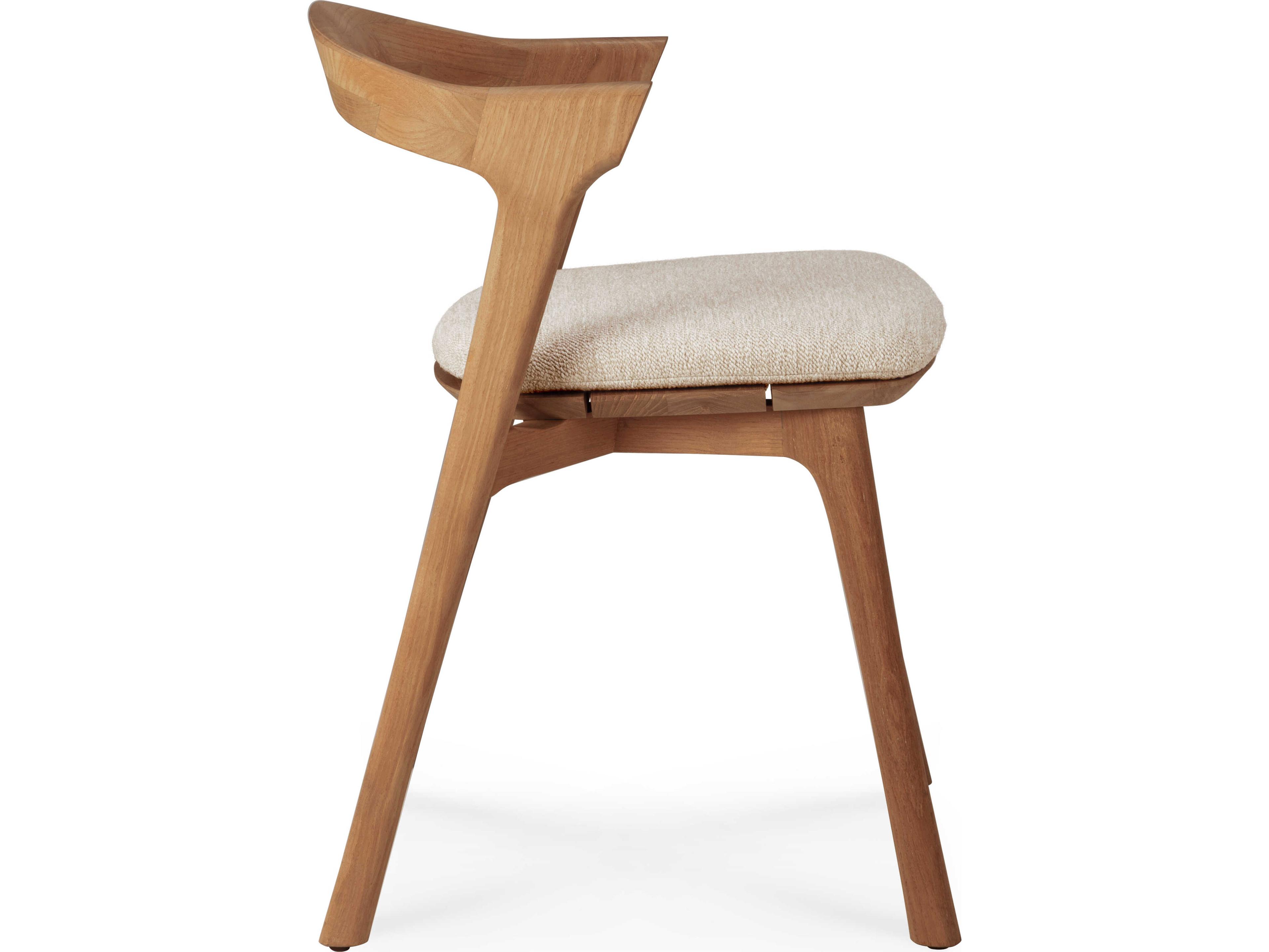 Ethnicraft Outdoor Bok Teak Dining Chair With Cushion