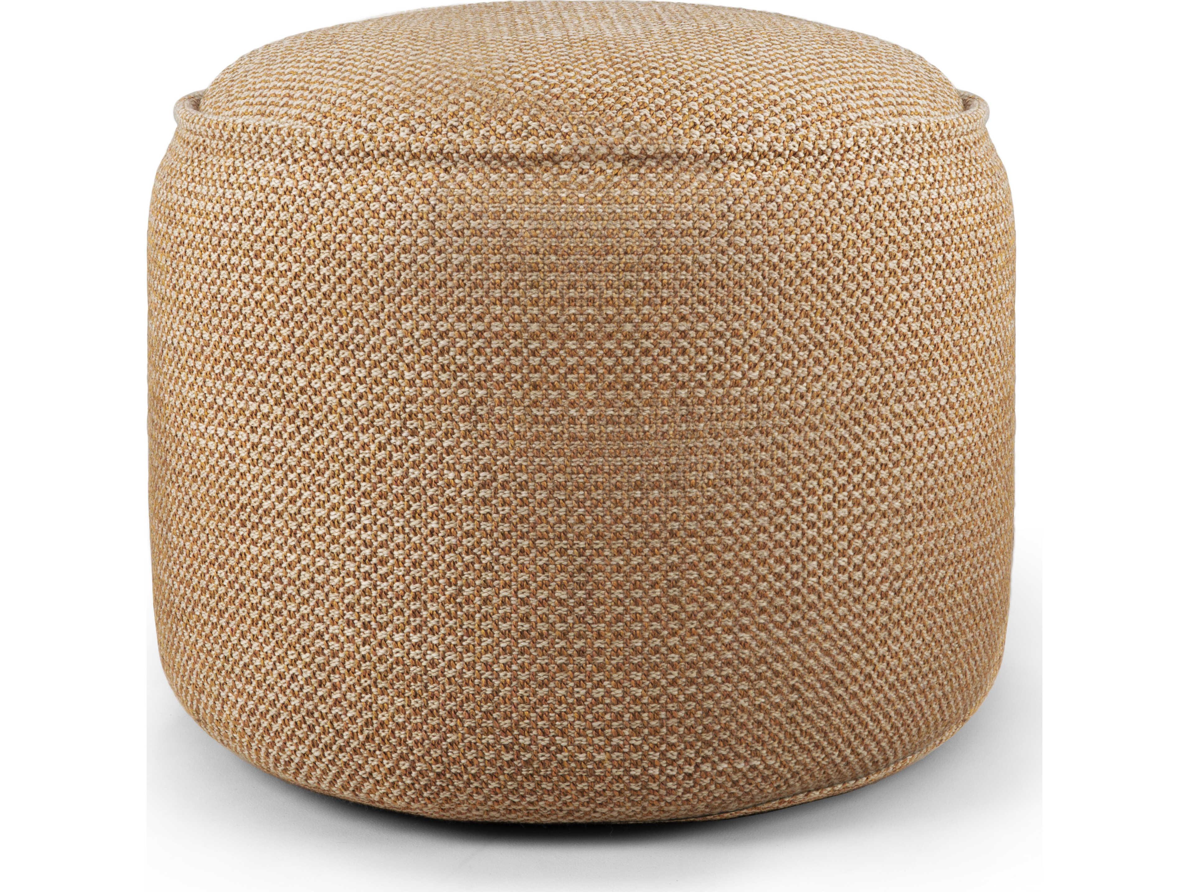 Ethnicraft Outdoor Donut Marsala Pouf