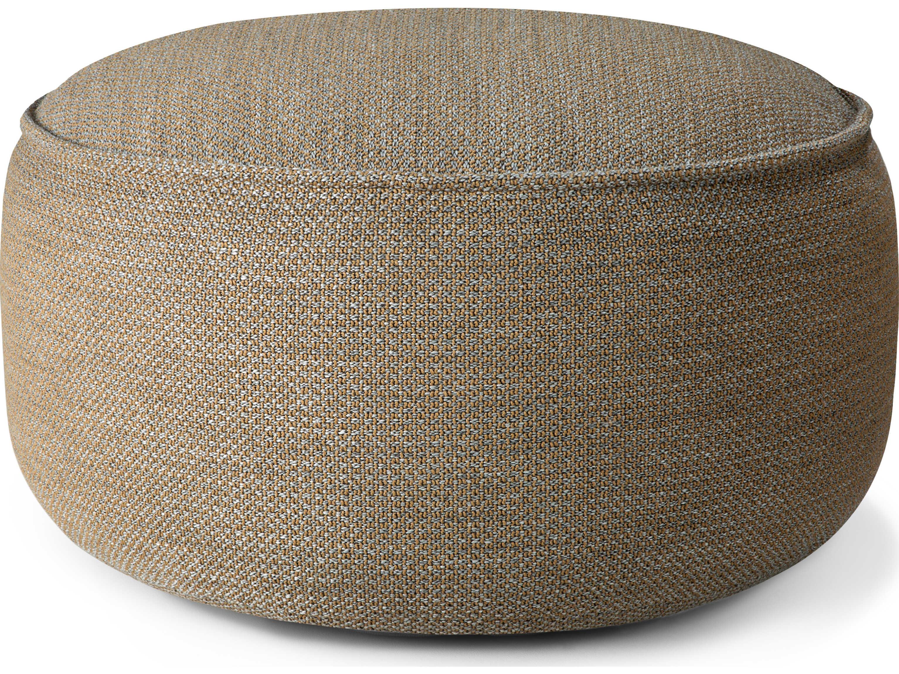 Ethnicraft Outdoor Donut Mocha Pouf