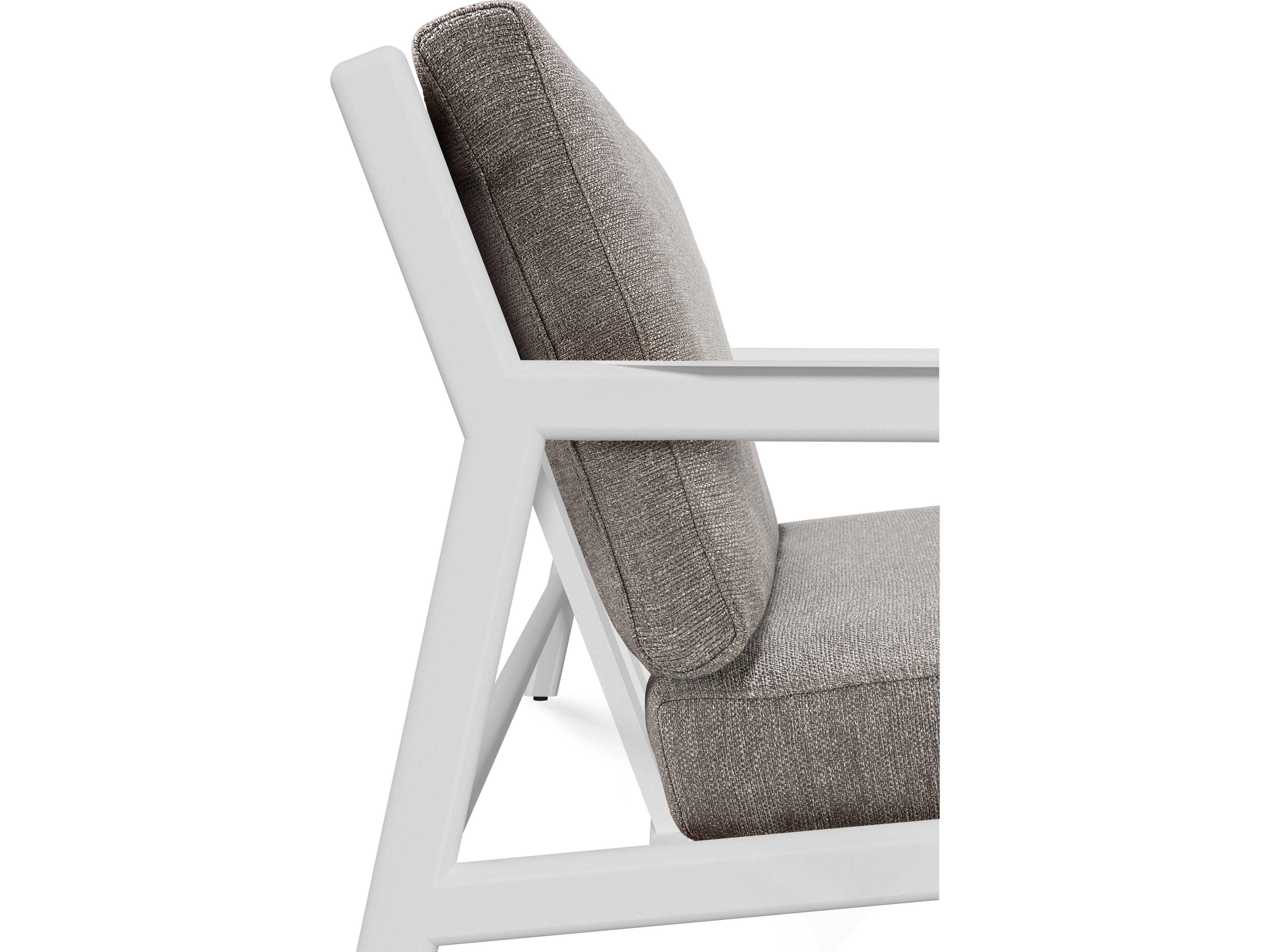 Ethnicraft Outdoor Jack Aluminium And Mocha Lounge Chair