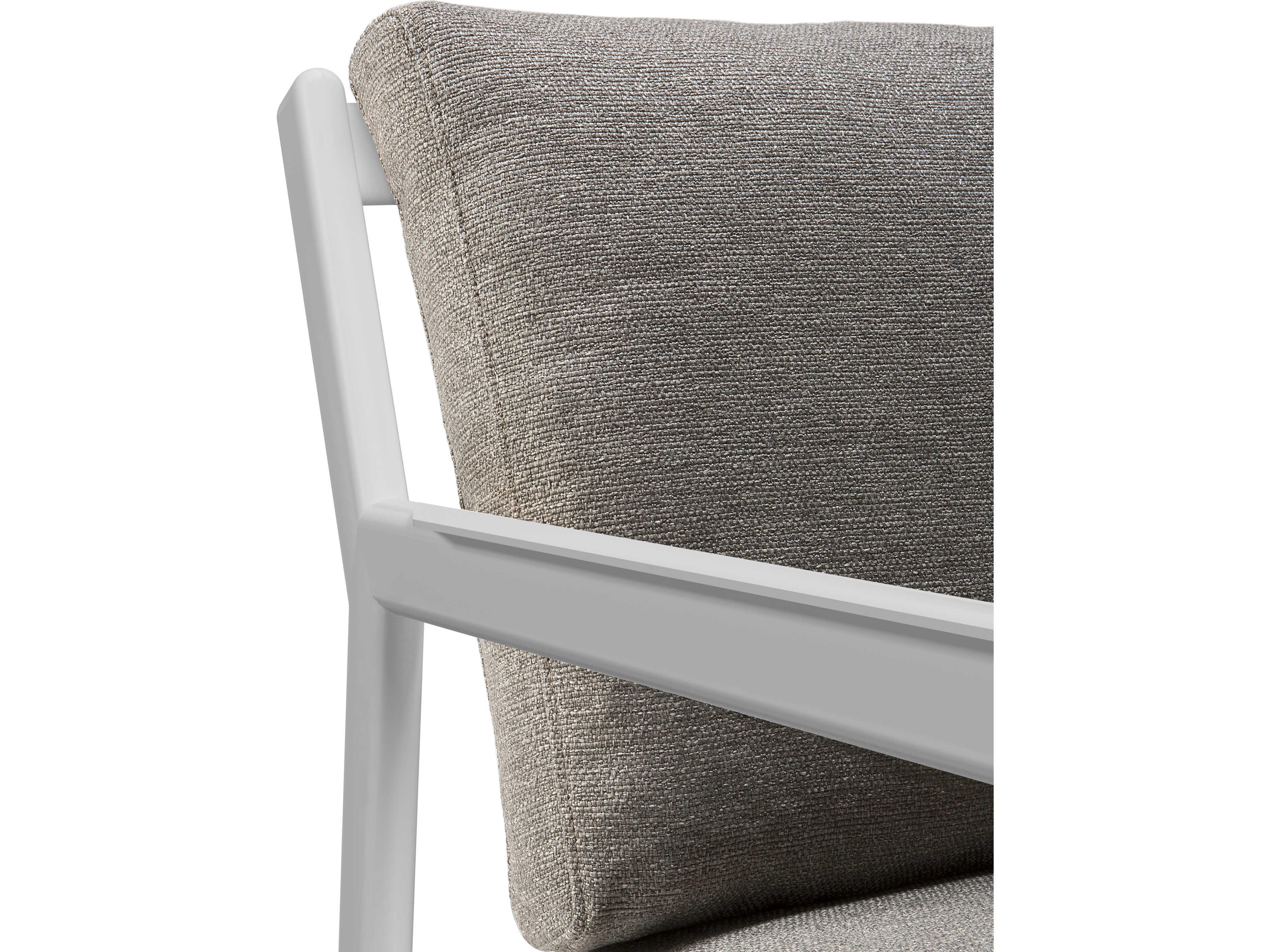 Ethnicraft Outdoor Jack Aluminium And Mocha Lounge Chair