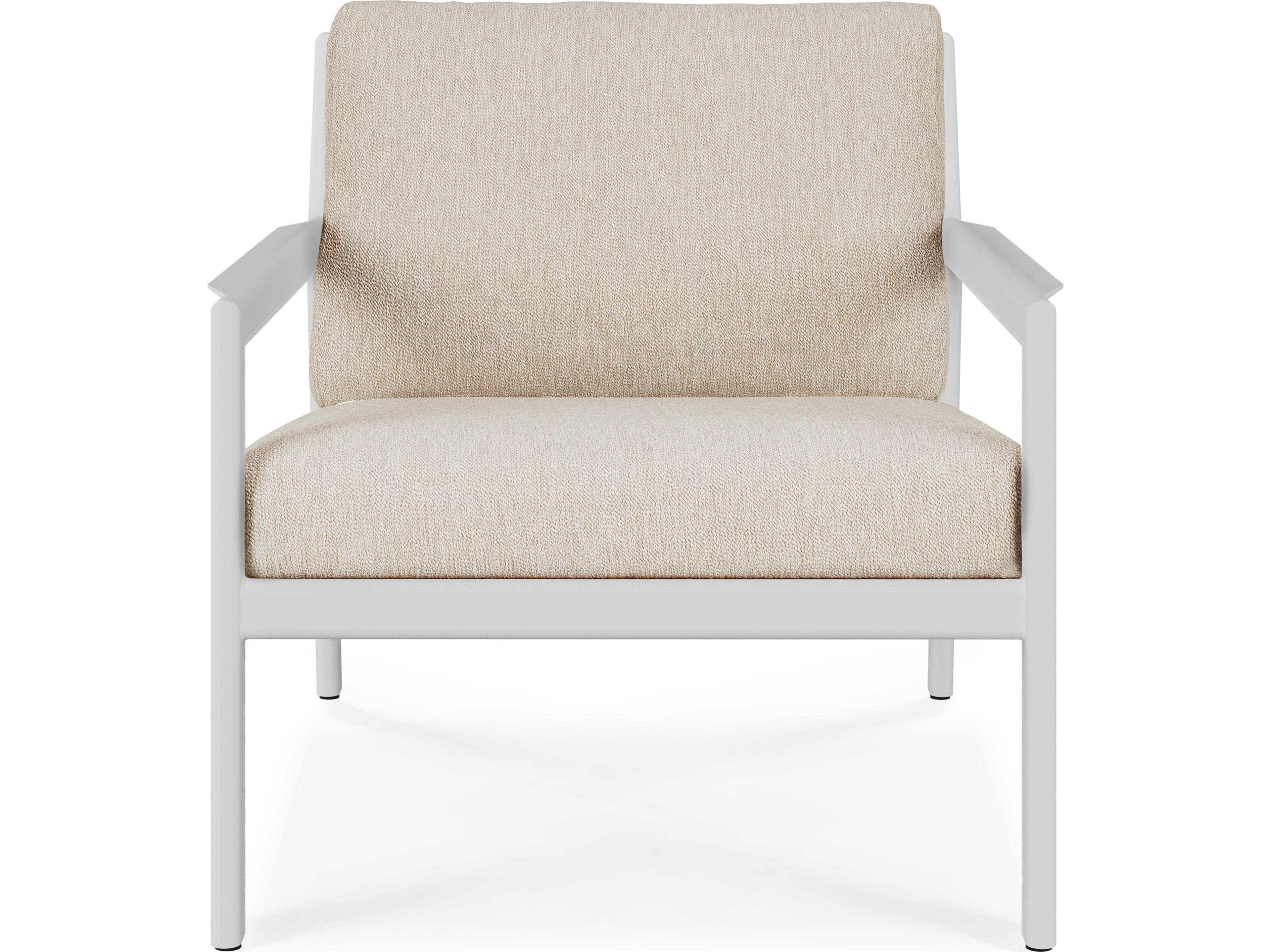 Ethnicraft Outdoor Jack Aluminium And Natural Lounge Chair