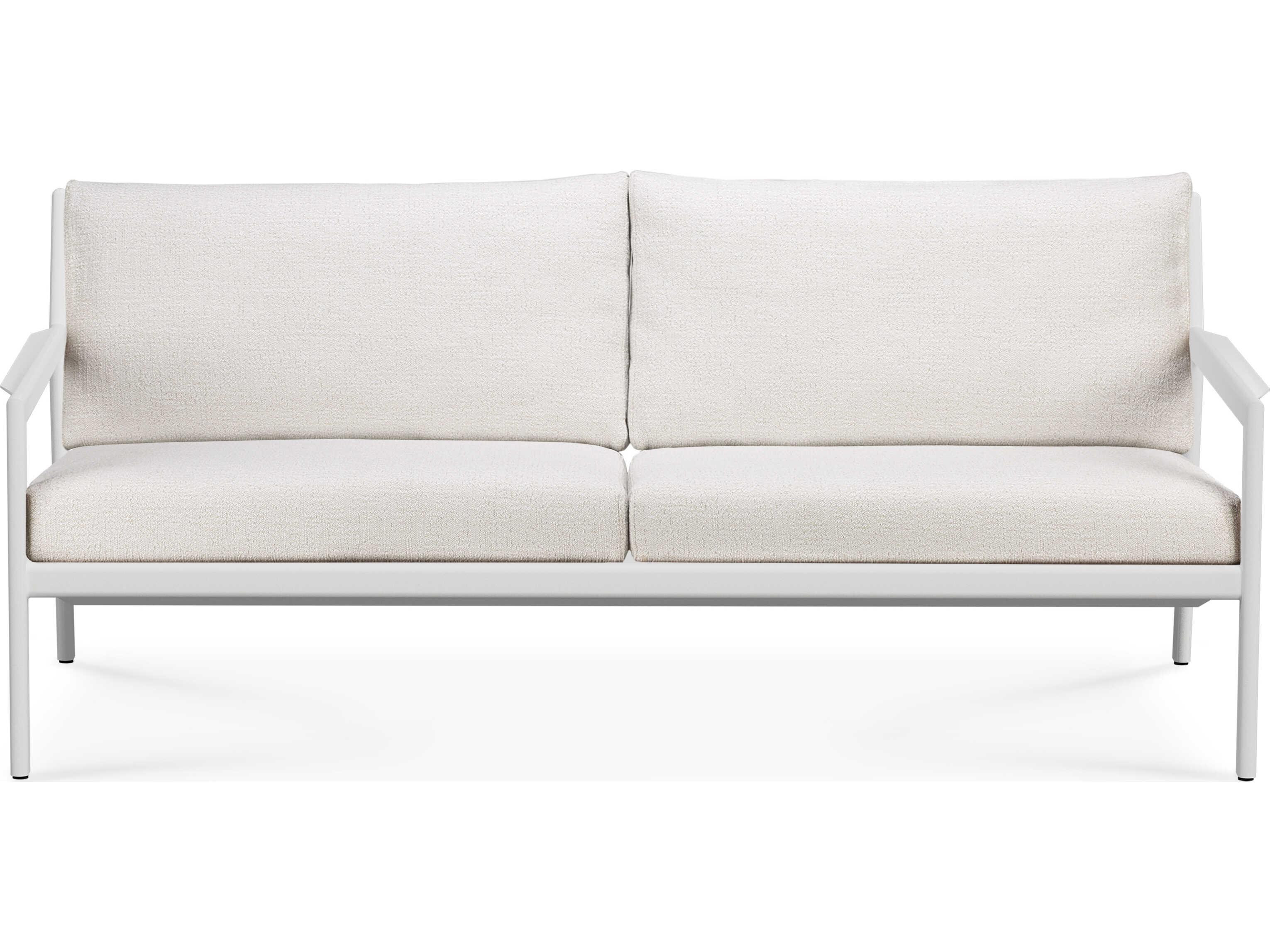 Ethnicraft Outdoor Jack Aluminium And Off White Sofa