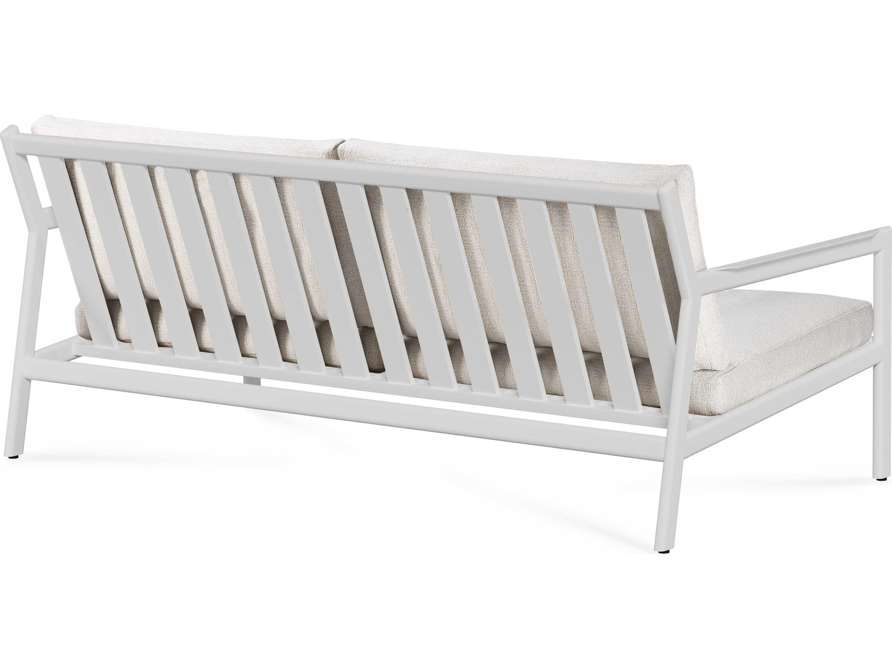 Ethnicraft Outdoor Jack Aluminium And Off White Sofa