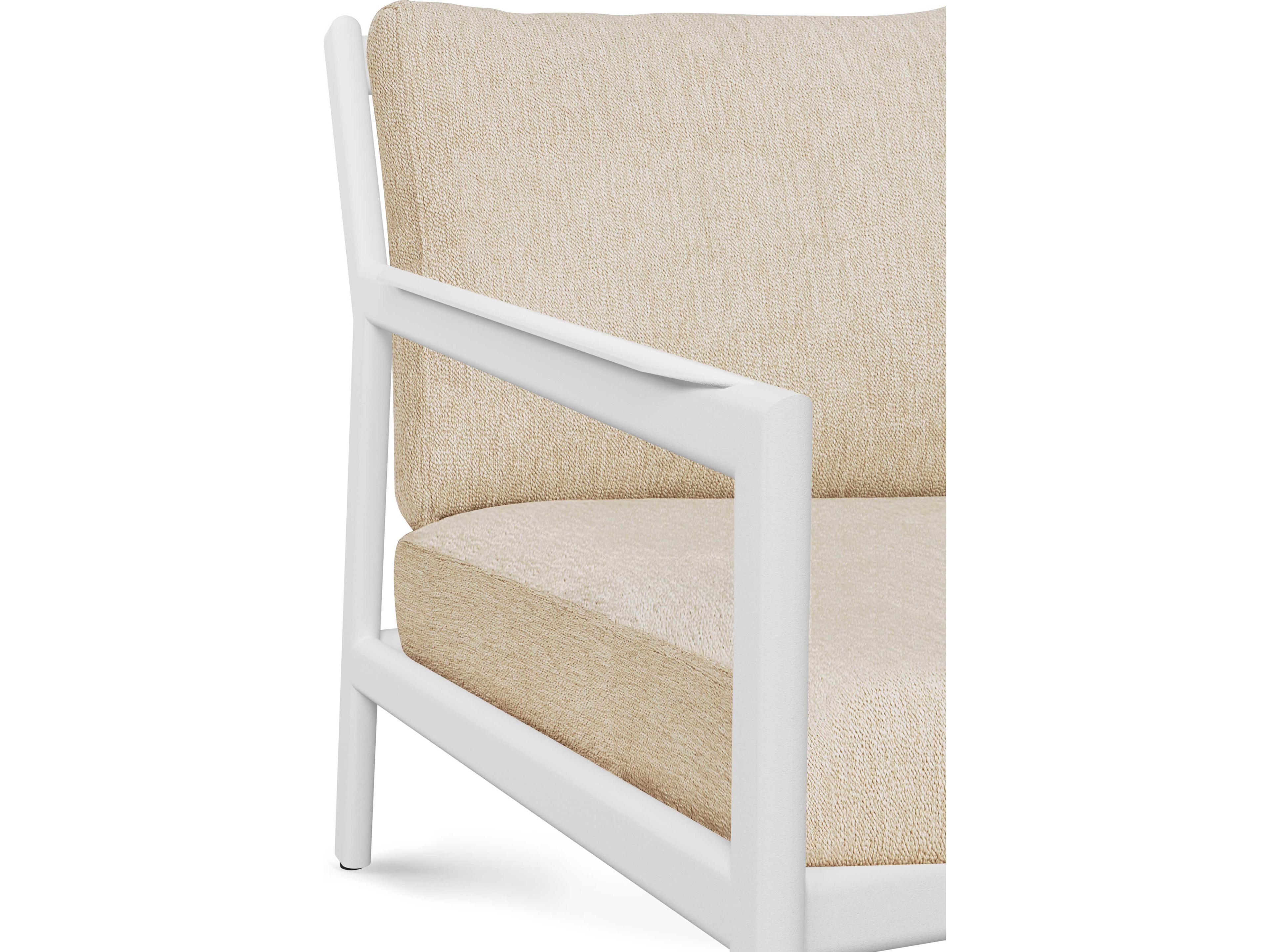 Ethnicraft Outdoor Jack Aluminium And Natural Sofa