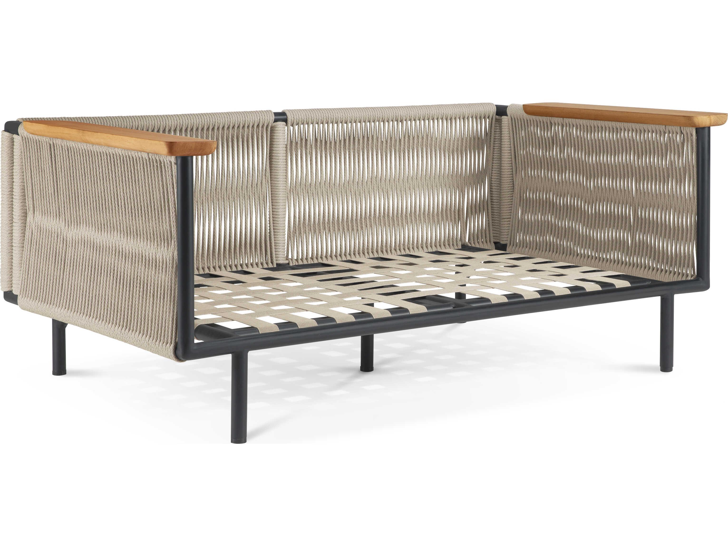 Ethnicraft Outdoor Corbey Aluminium Black Sofa Frame